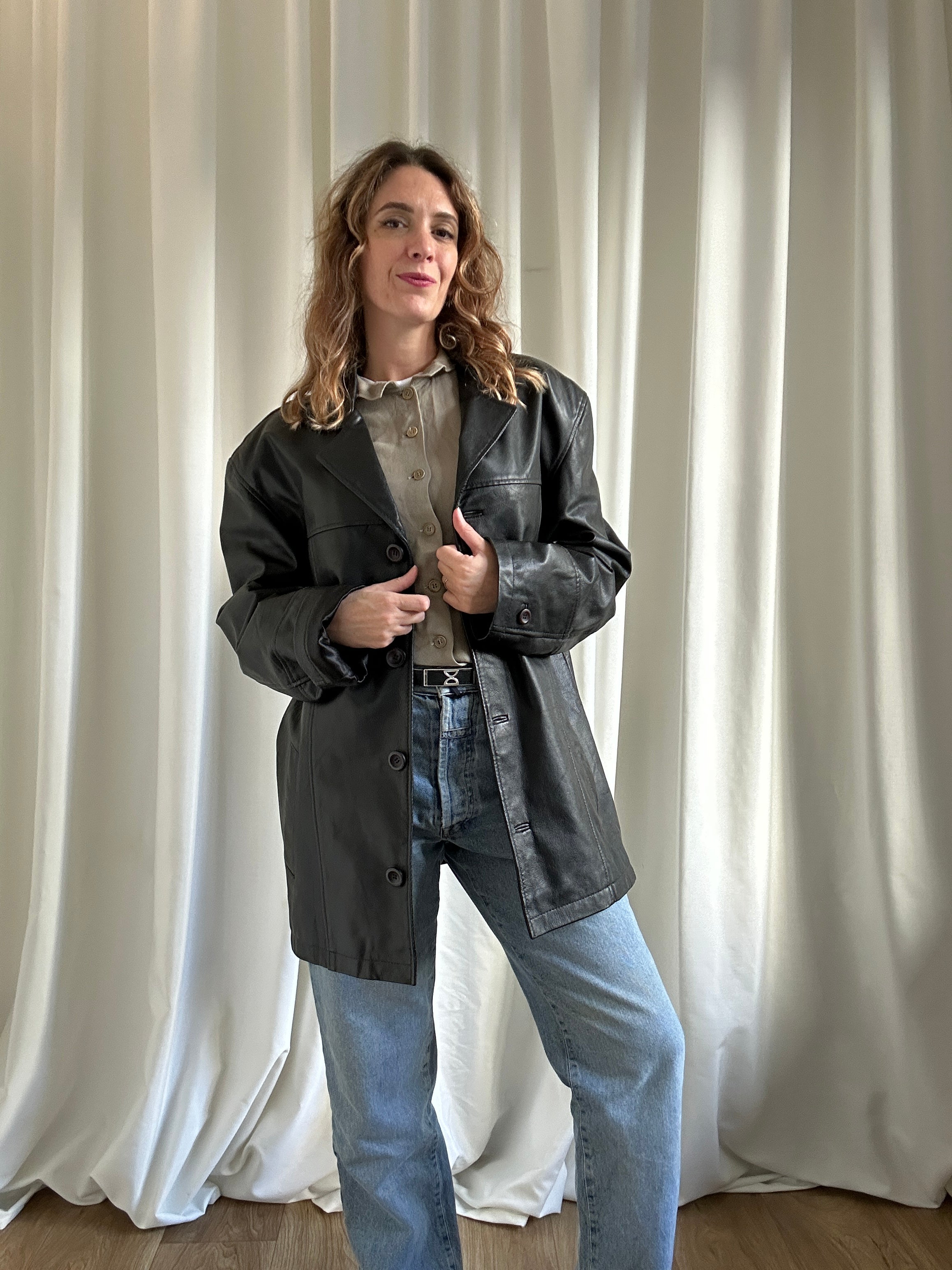 Comunella Leather Jacket