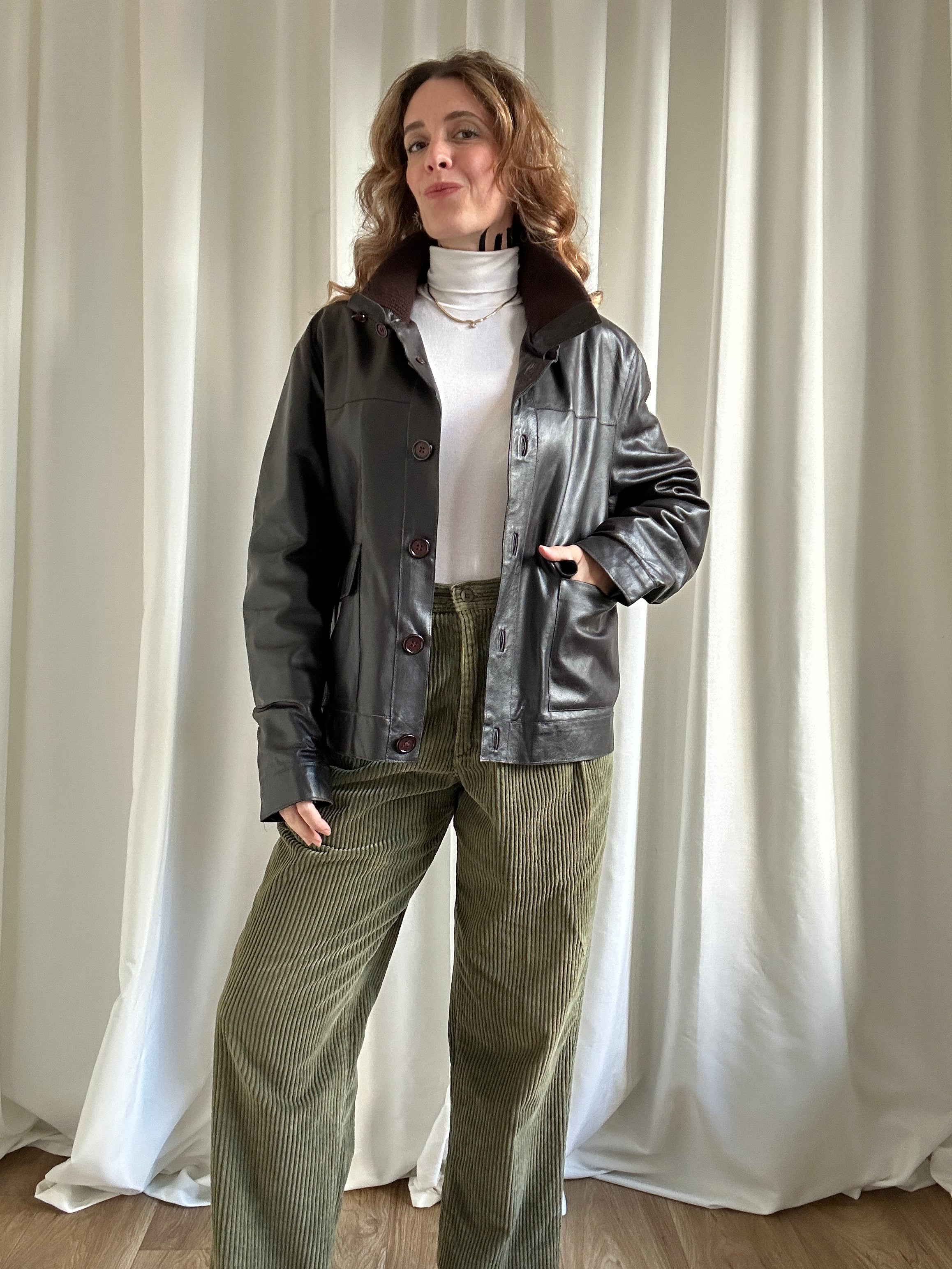 Chocofondente Leather Jacket