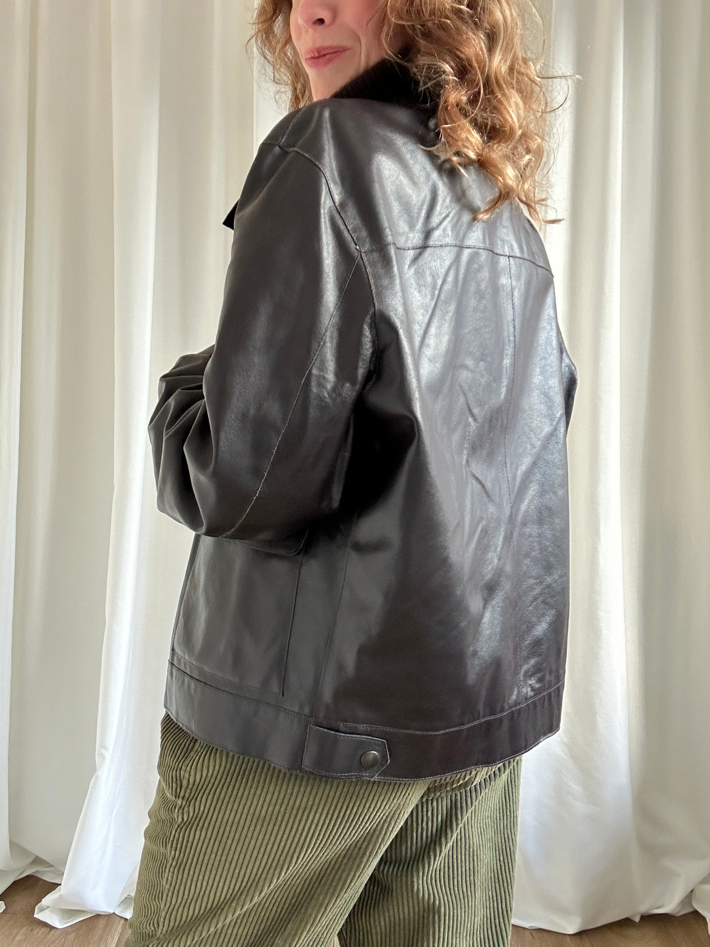 Chocofondente Leather Jacket