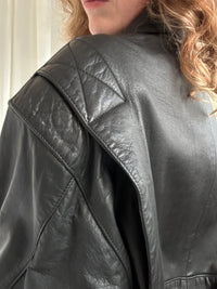 Pierre Cardin Black Leather Jacket