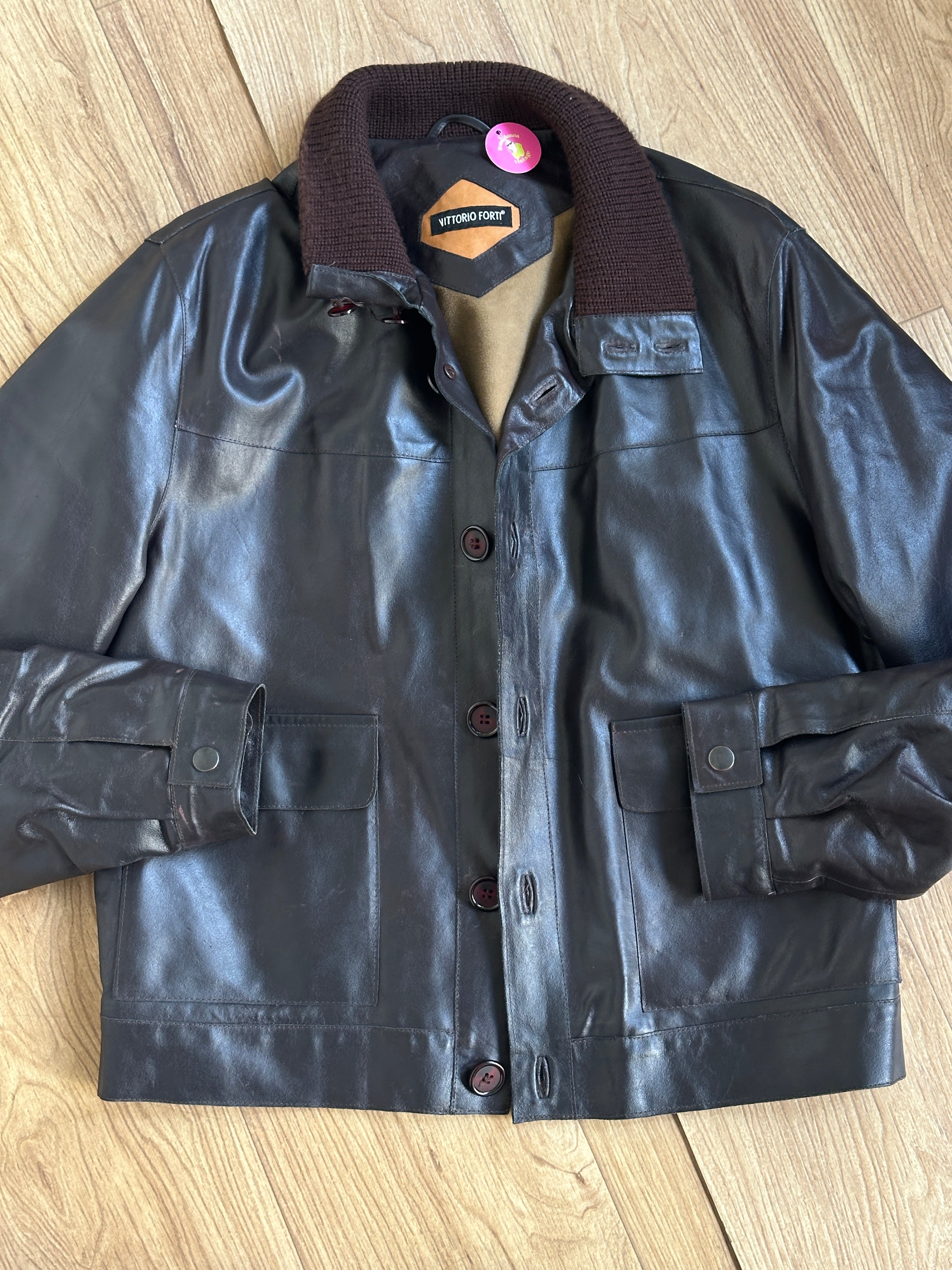 Chocofondente Leather Jacket