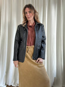 Impuntata Leather Jacket