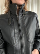 Impuntata Leather Jacket