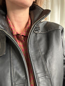 Impuntata Leather Jacket