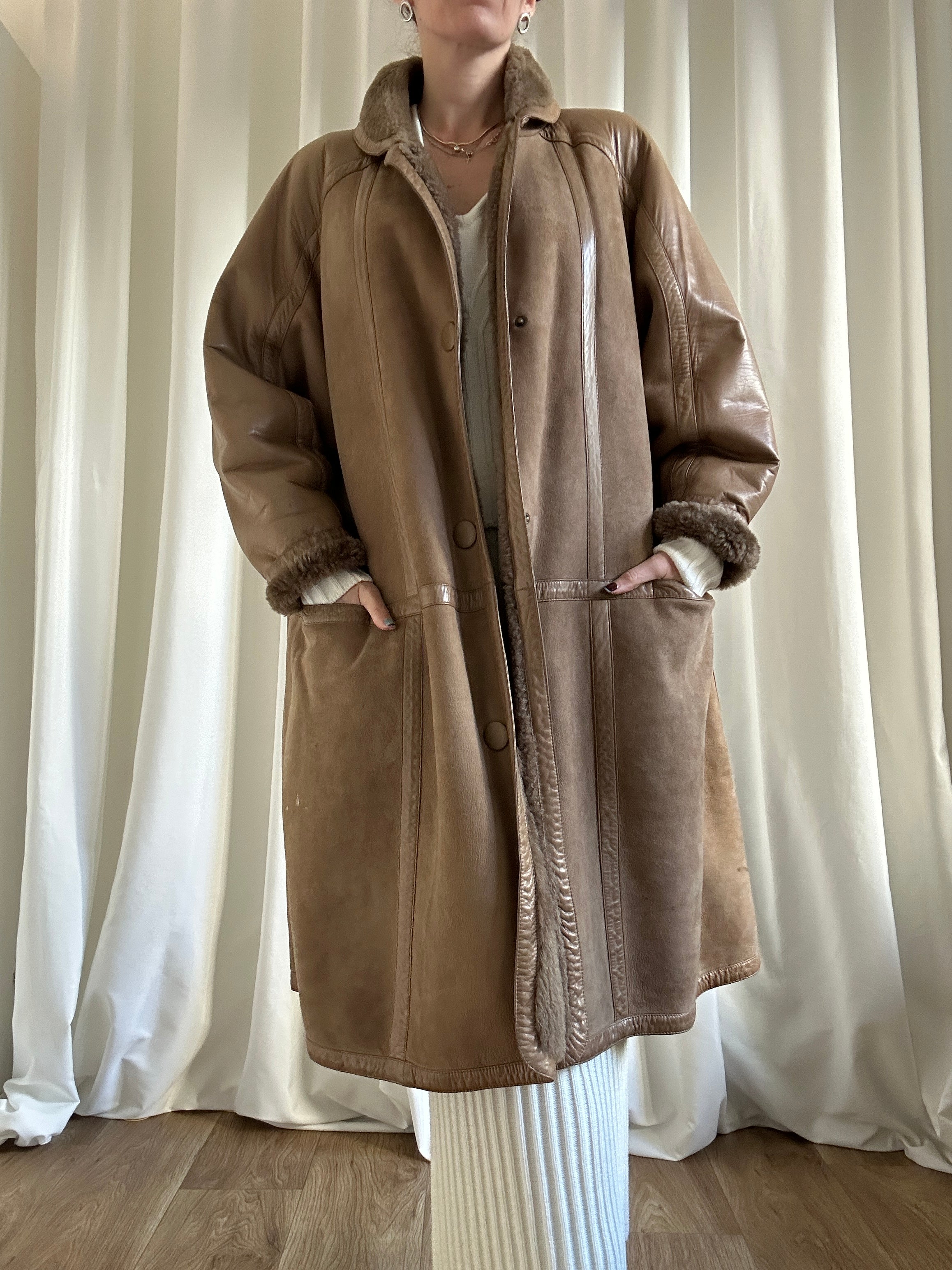 Nocciola Shearling Montone