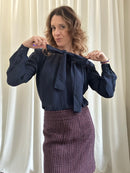 FioccoBlue silk Shirt