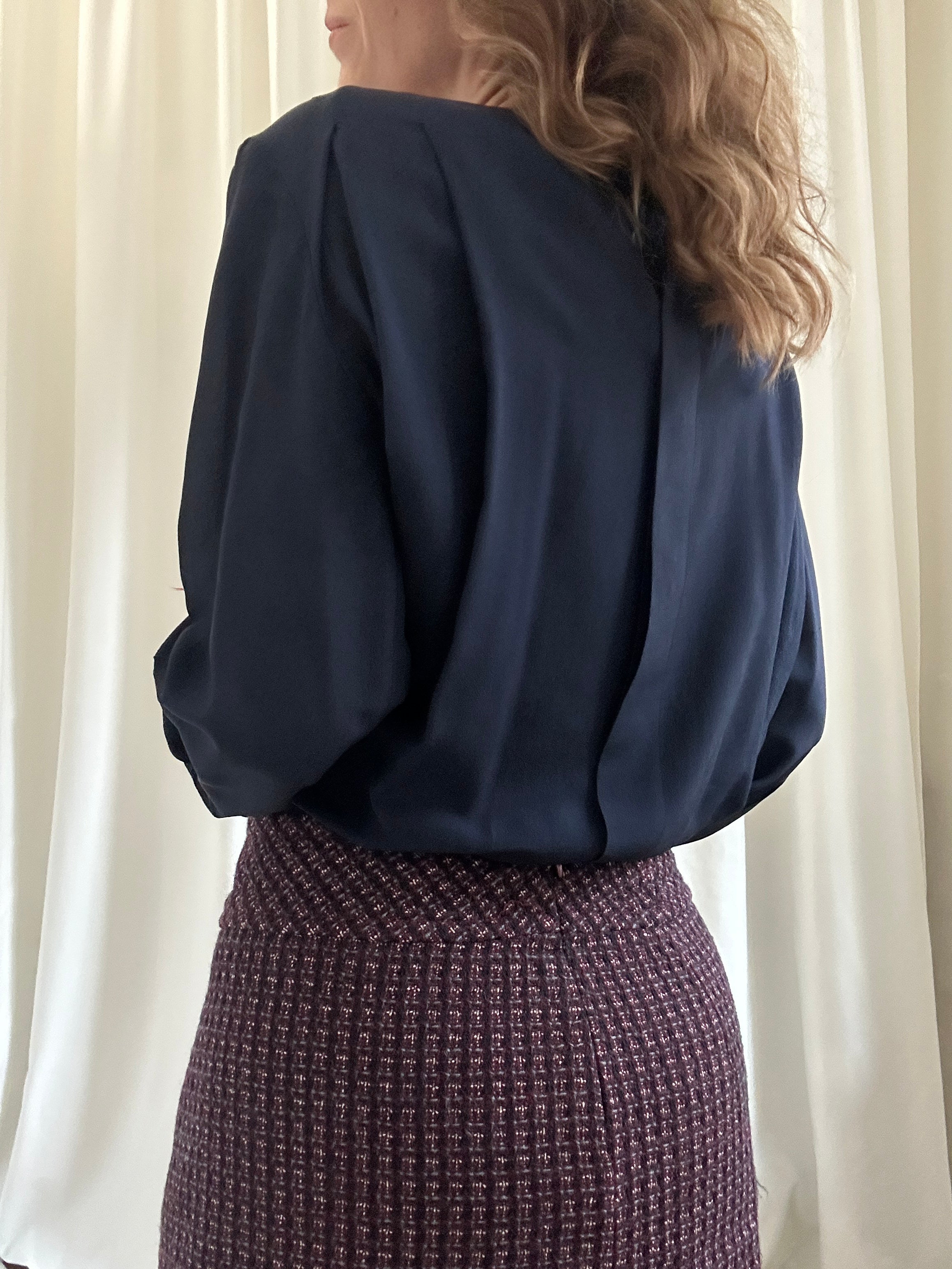 FioccoBlue silk Shirt