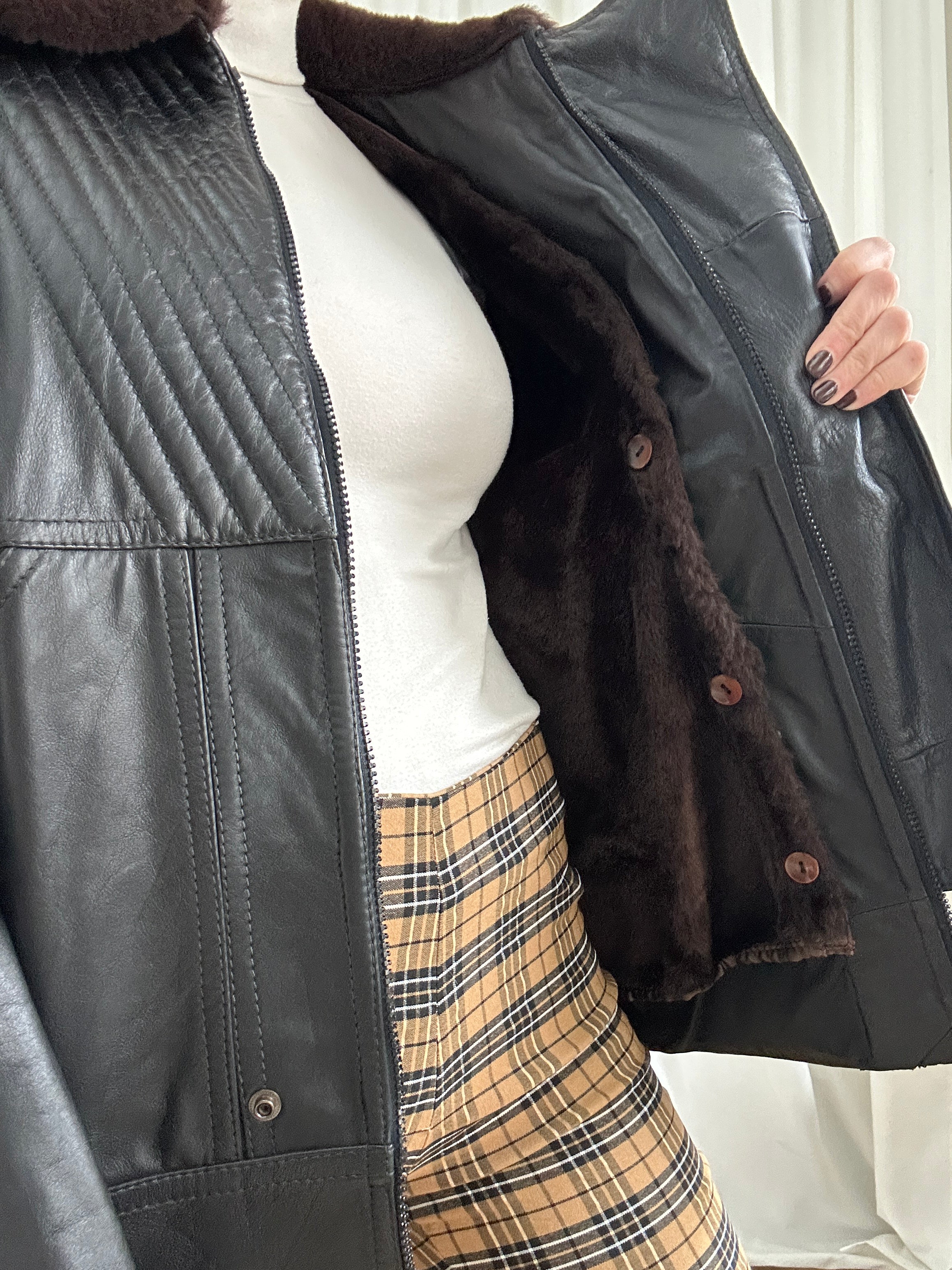 Spaziale Leather Jacket