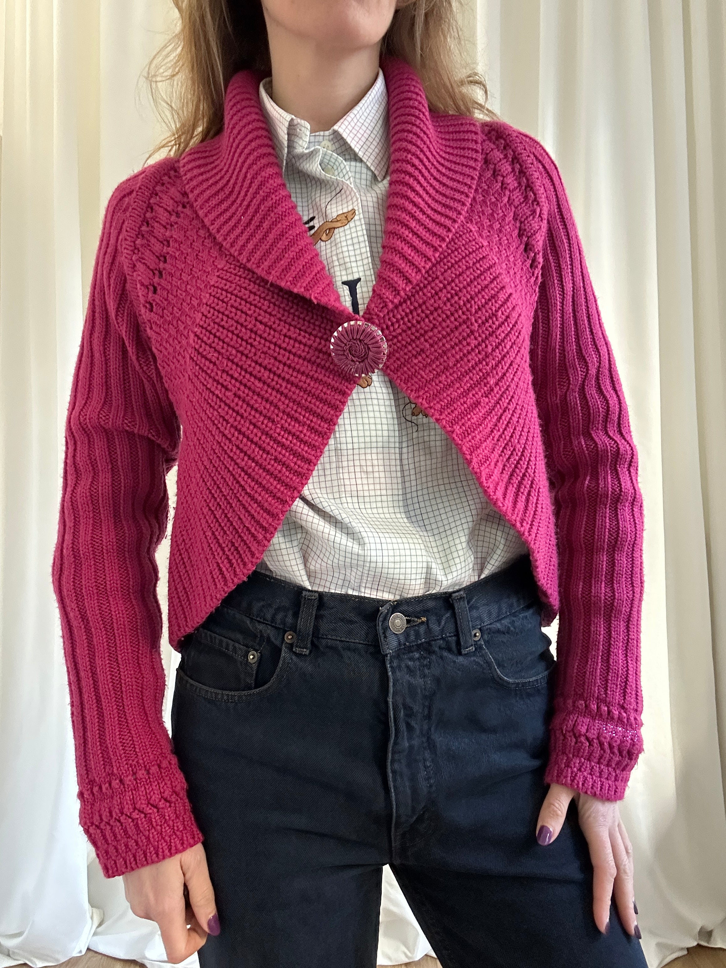 Rocco Barocco Fucsia Sweater