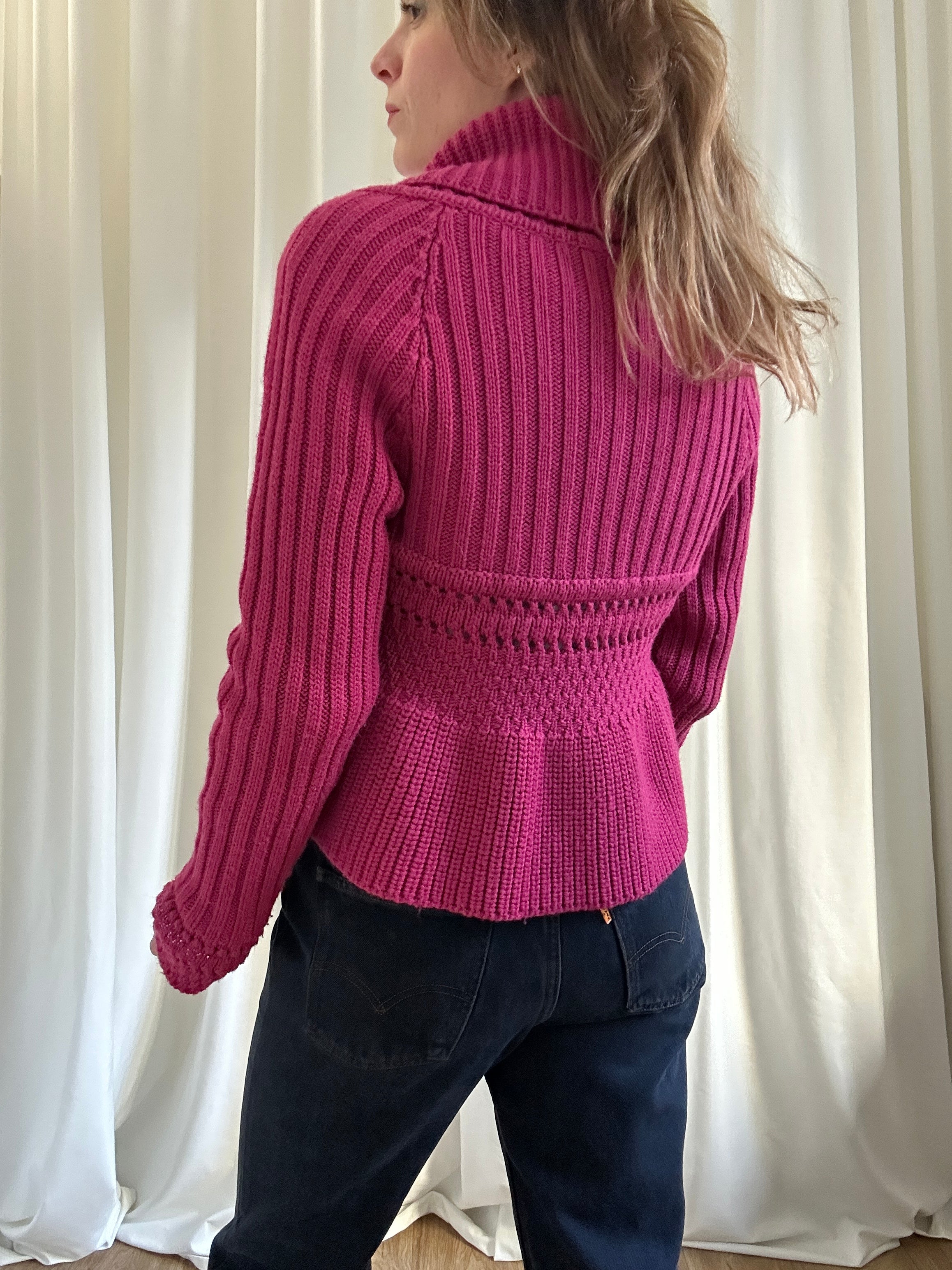Rocco Barocco Fucsia Sweater