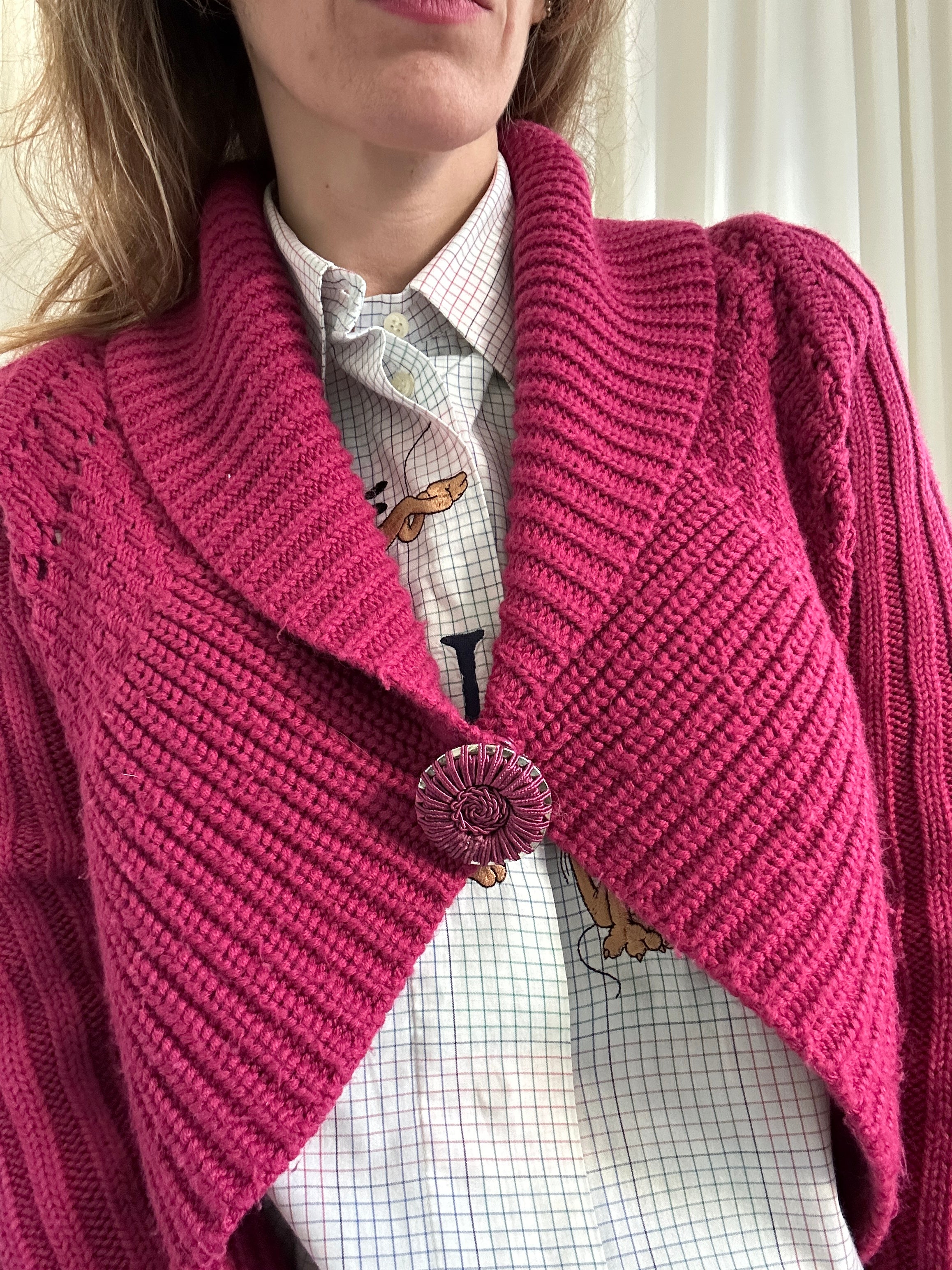 Rocco Barocco Fucsia Sweater