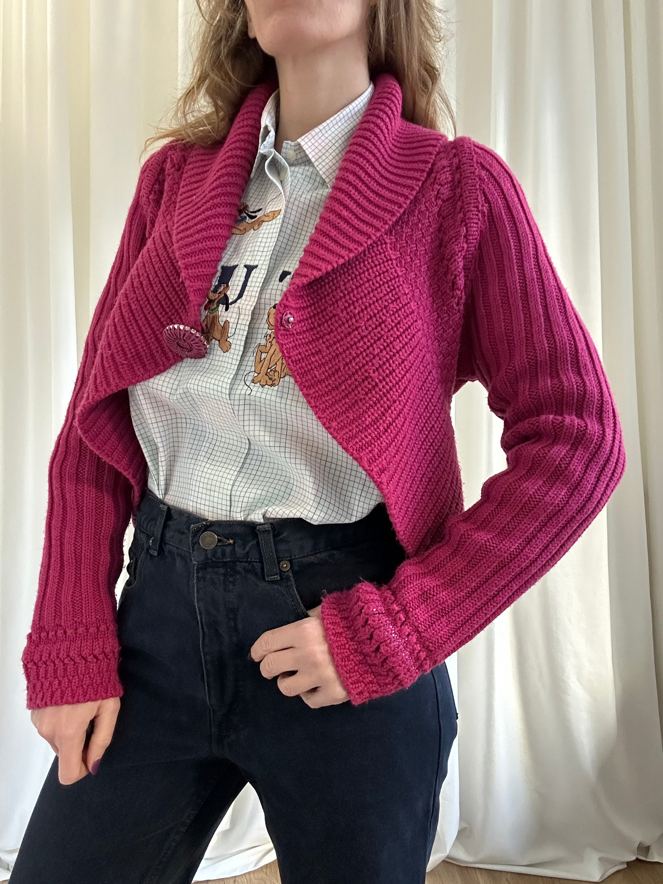 Rocco Barocco Fucsia Sweater