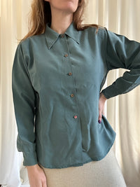 Cerulea silk Shirt