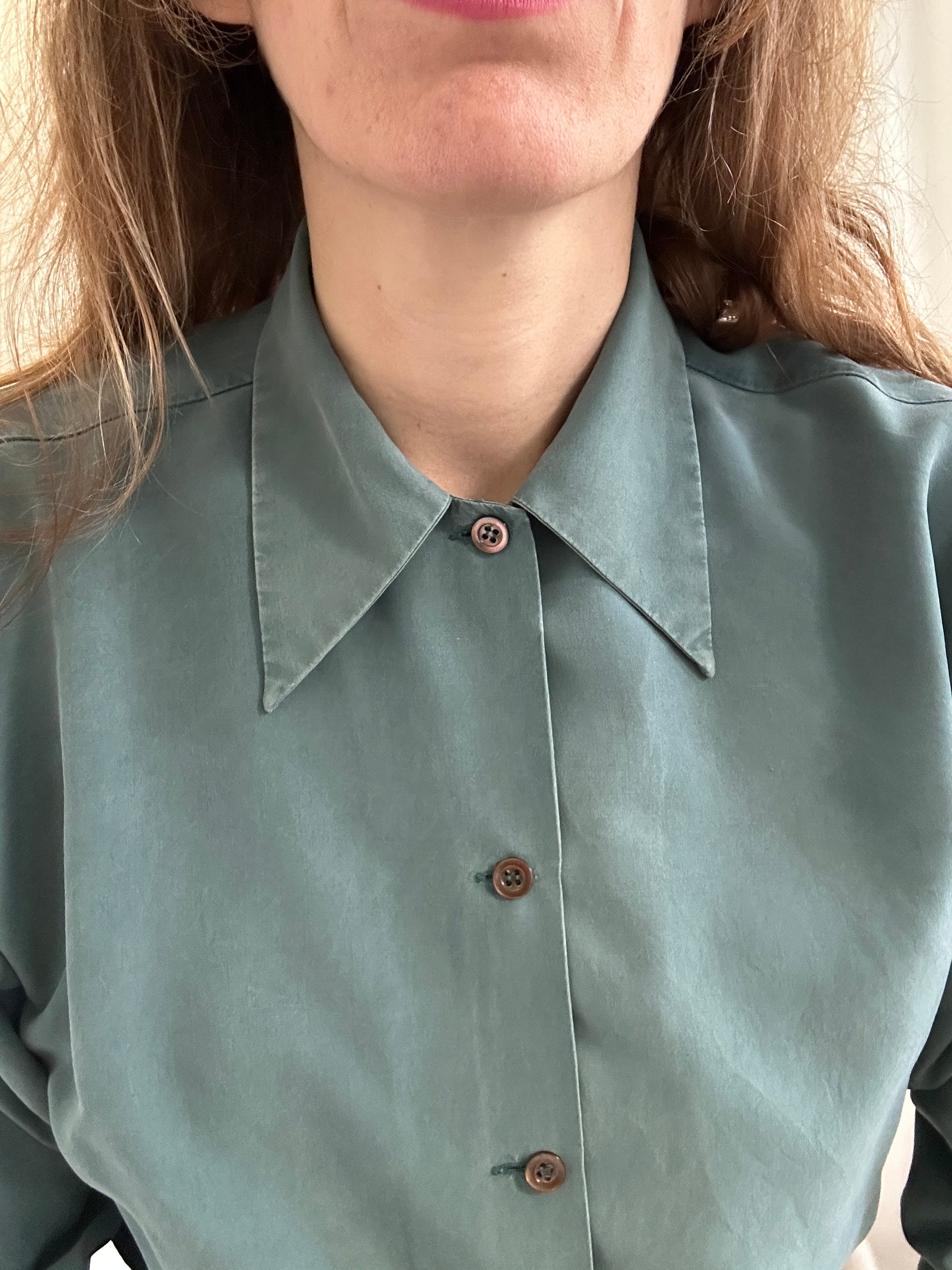 Cerulea silk Shirt