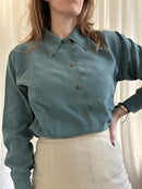 Cerulea silk Shirt