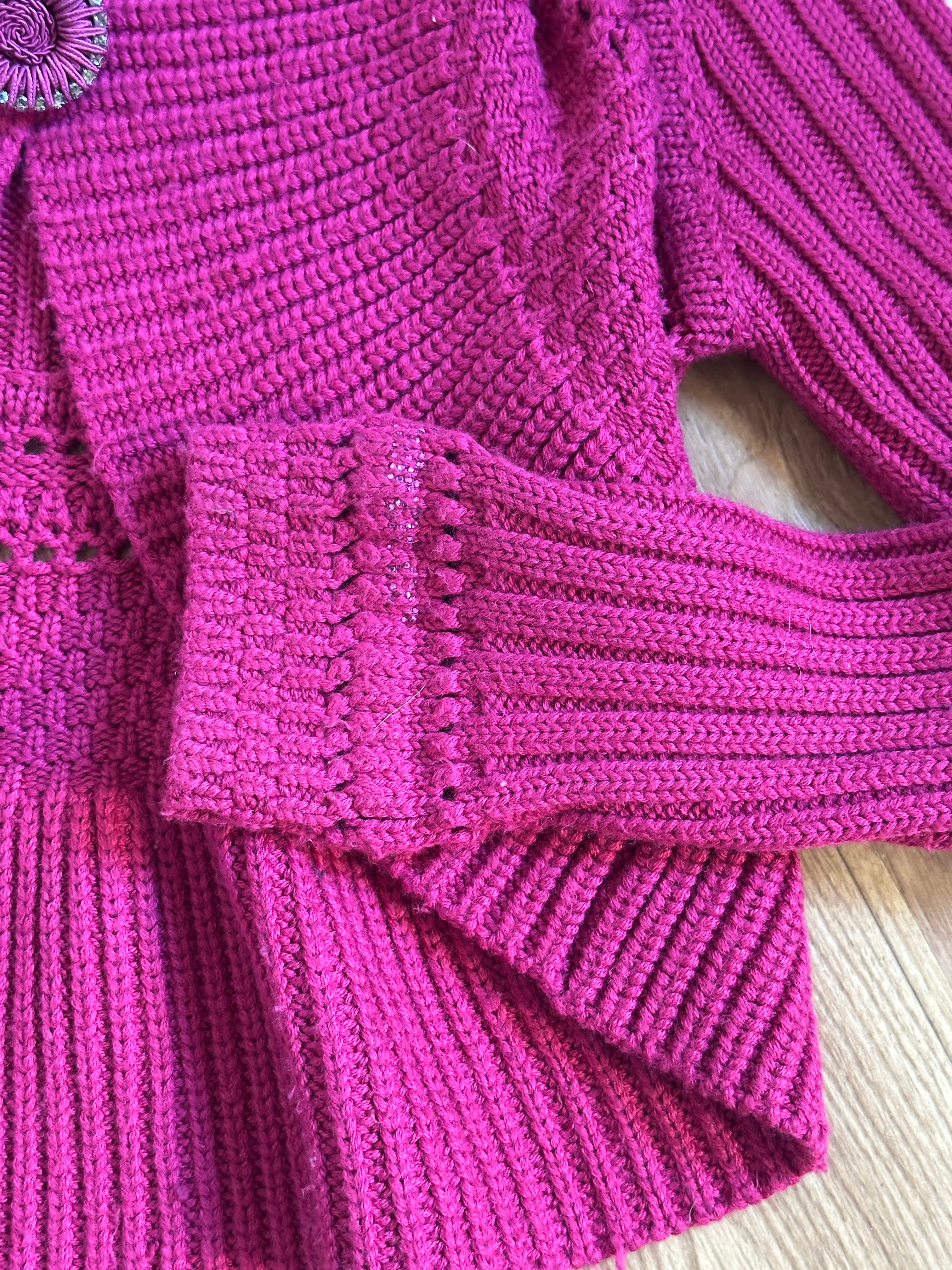 Rocco Barocco Fucsia Sweater