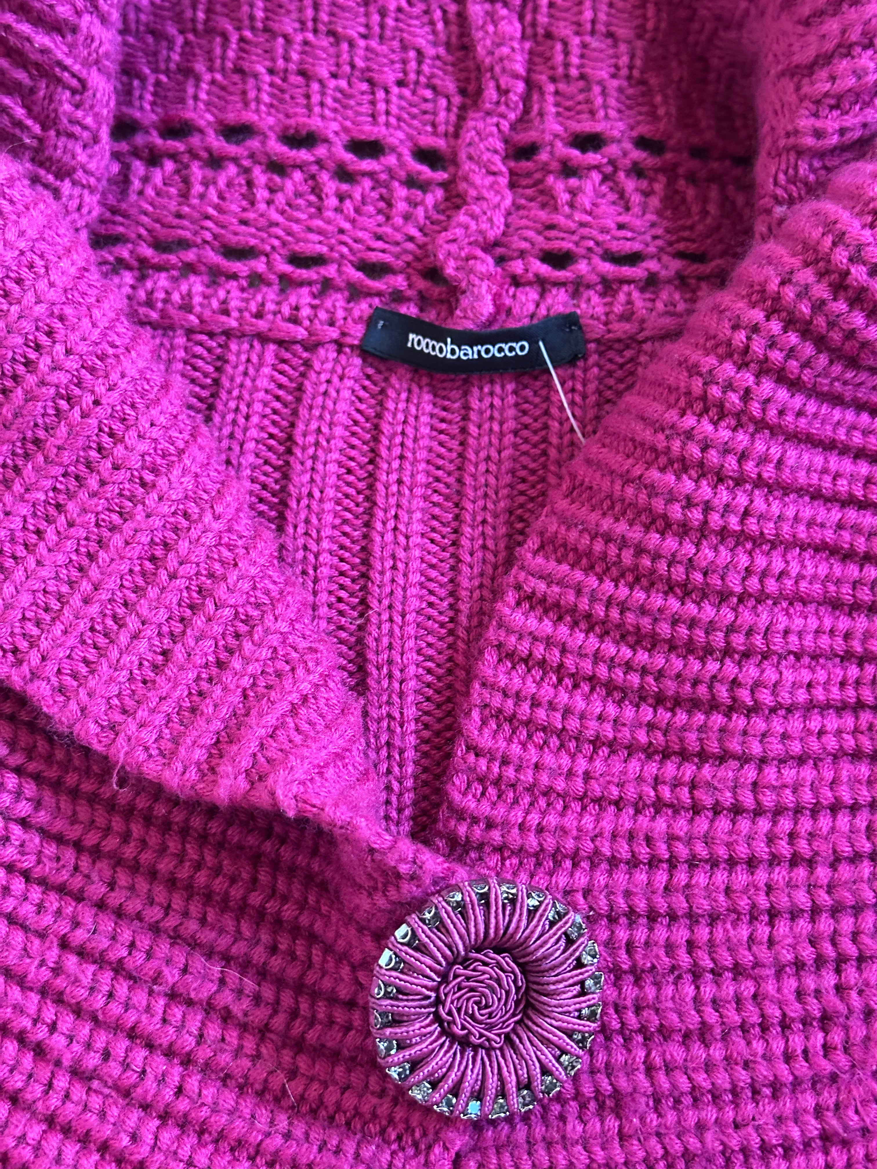Rocco Barocco Fucsia Sweater