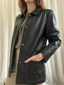 BiancosuNero Leather Jacket