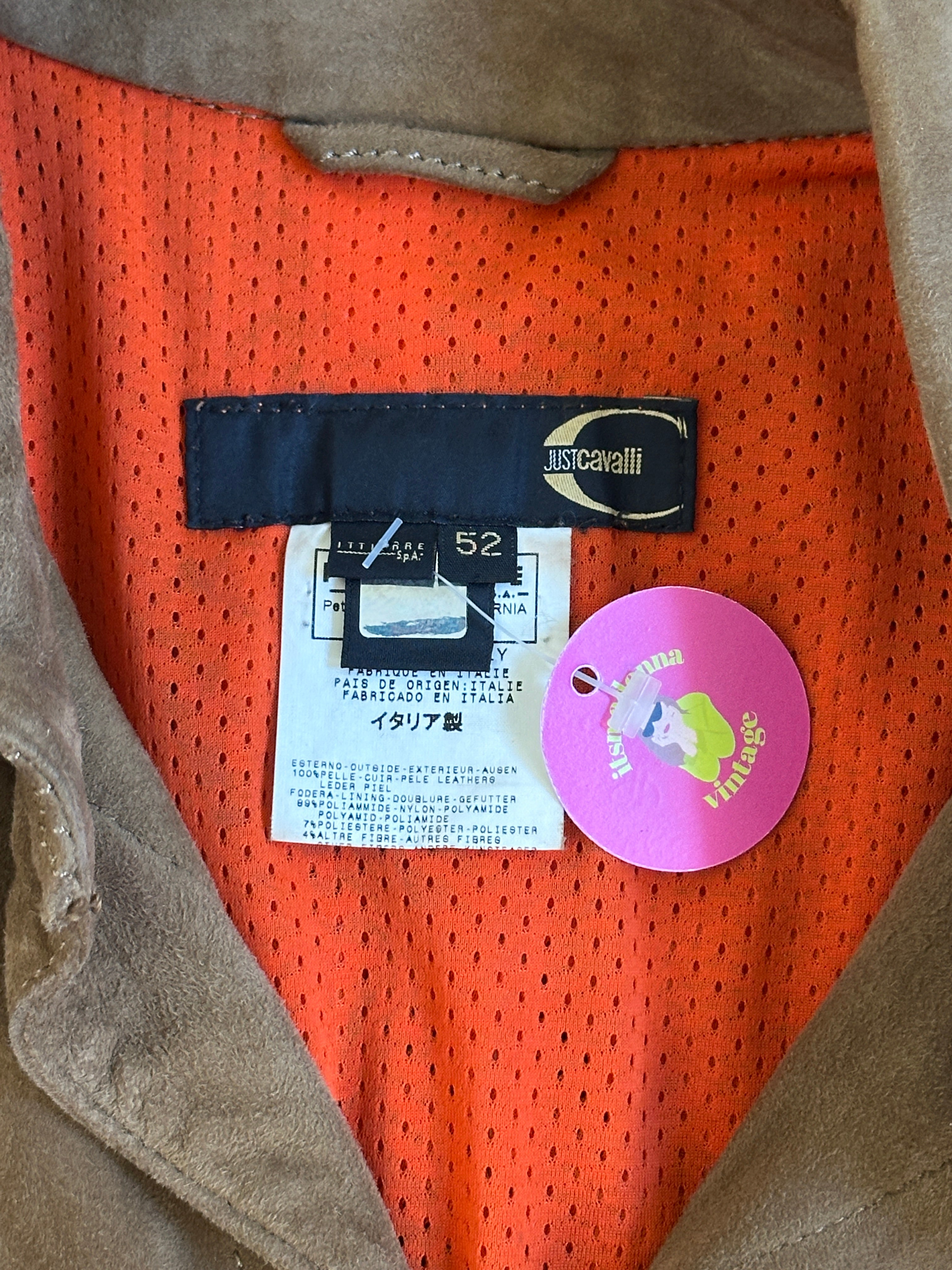 Just Cavalli Superfluo Leather Jacket