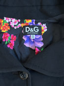 D&G quasi flower blazer