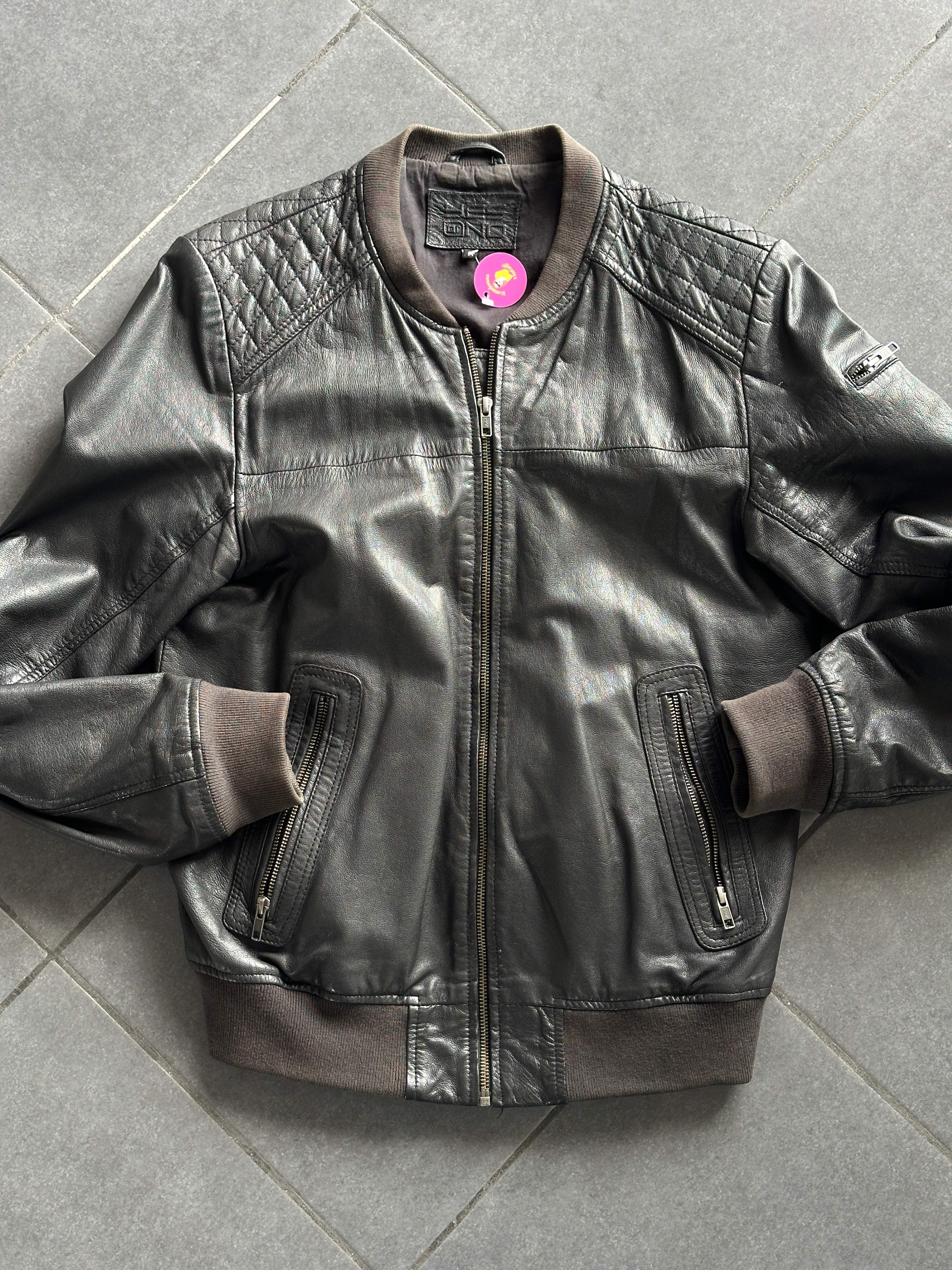 Strabomber leather jacket