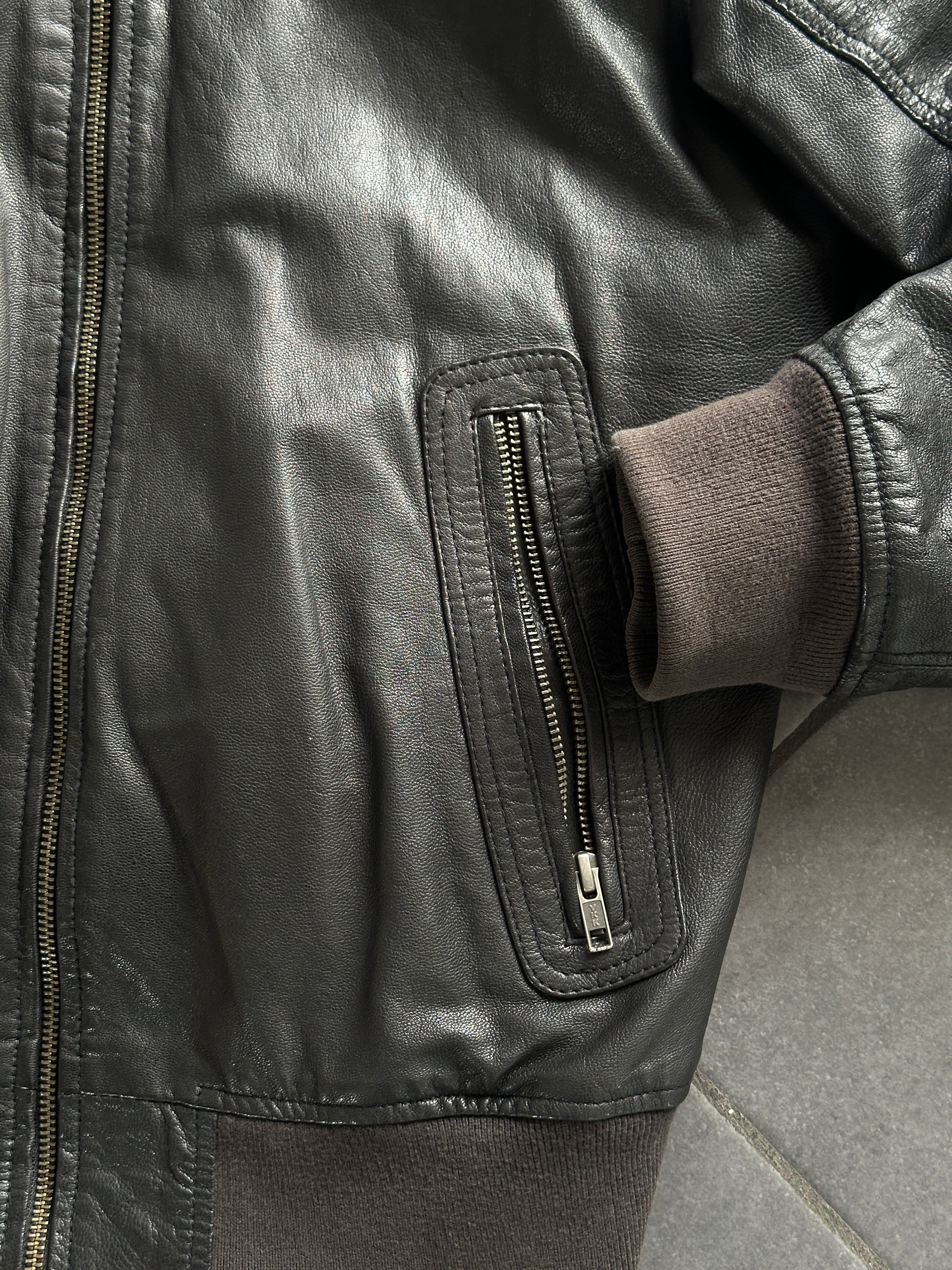 Strabomber leather jacket