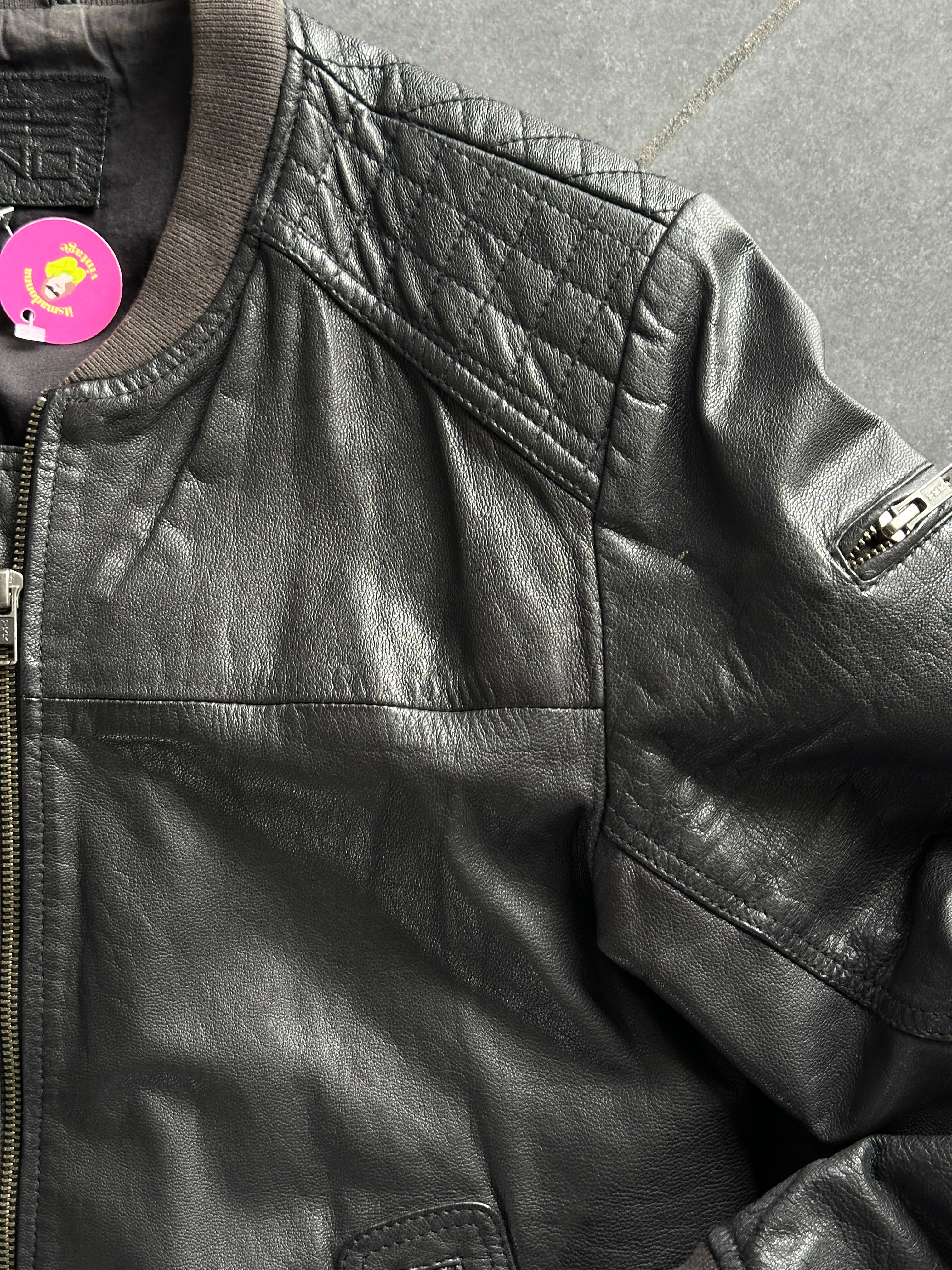 Strabomber leather jacket