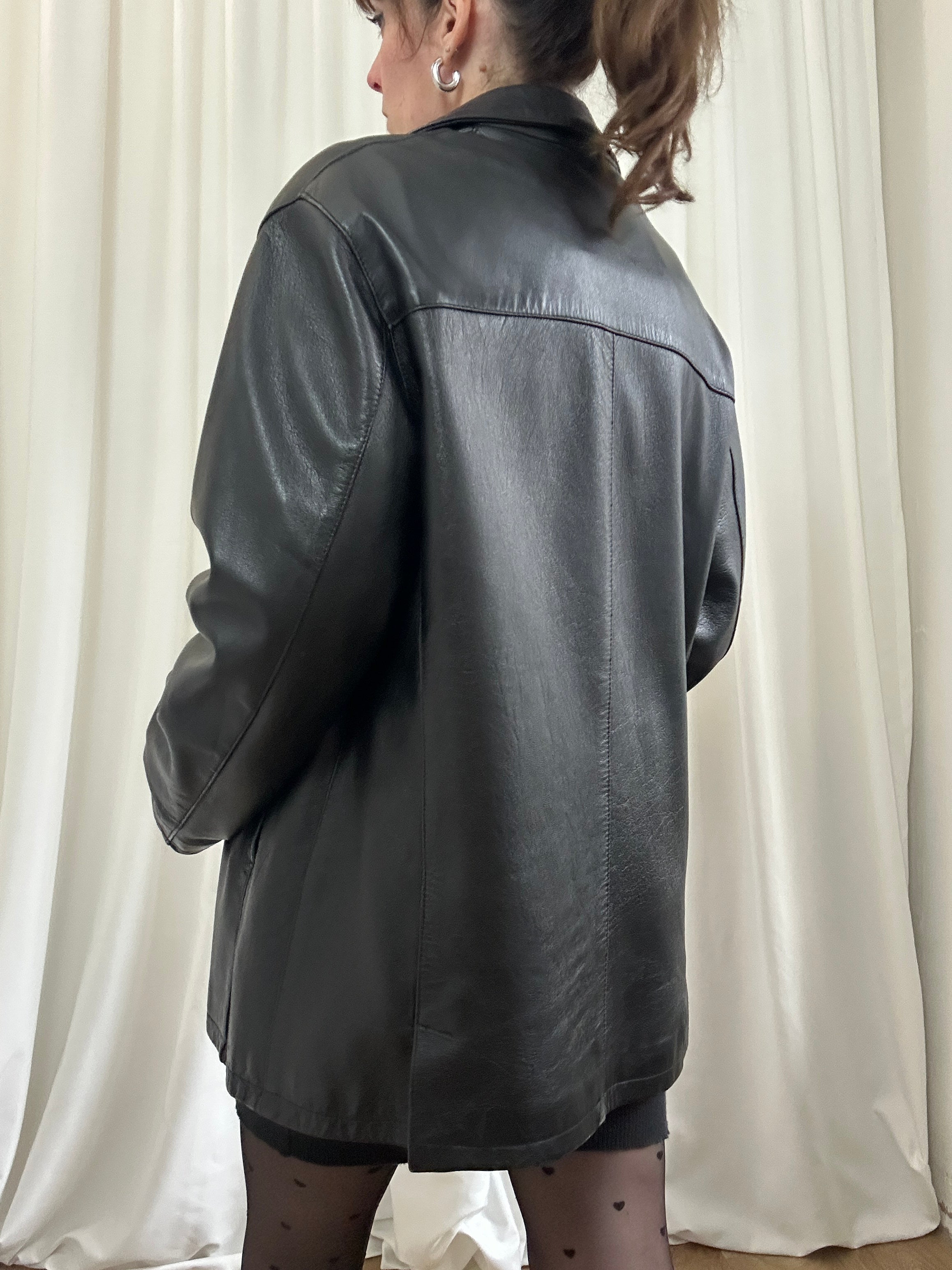 Super soft leather jacket