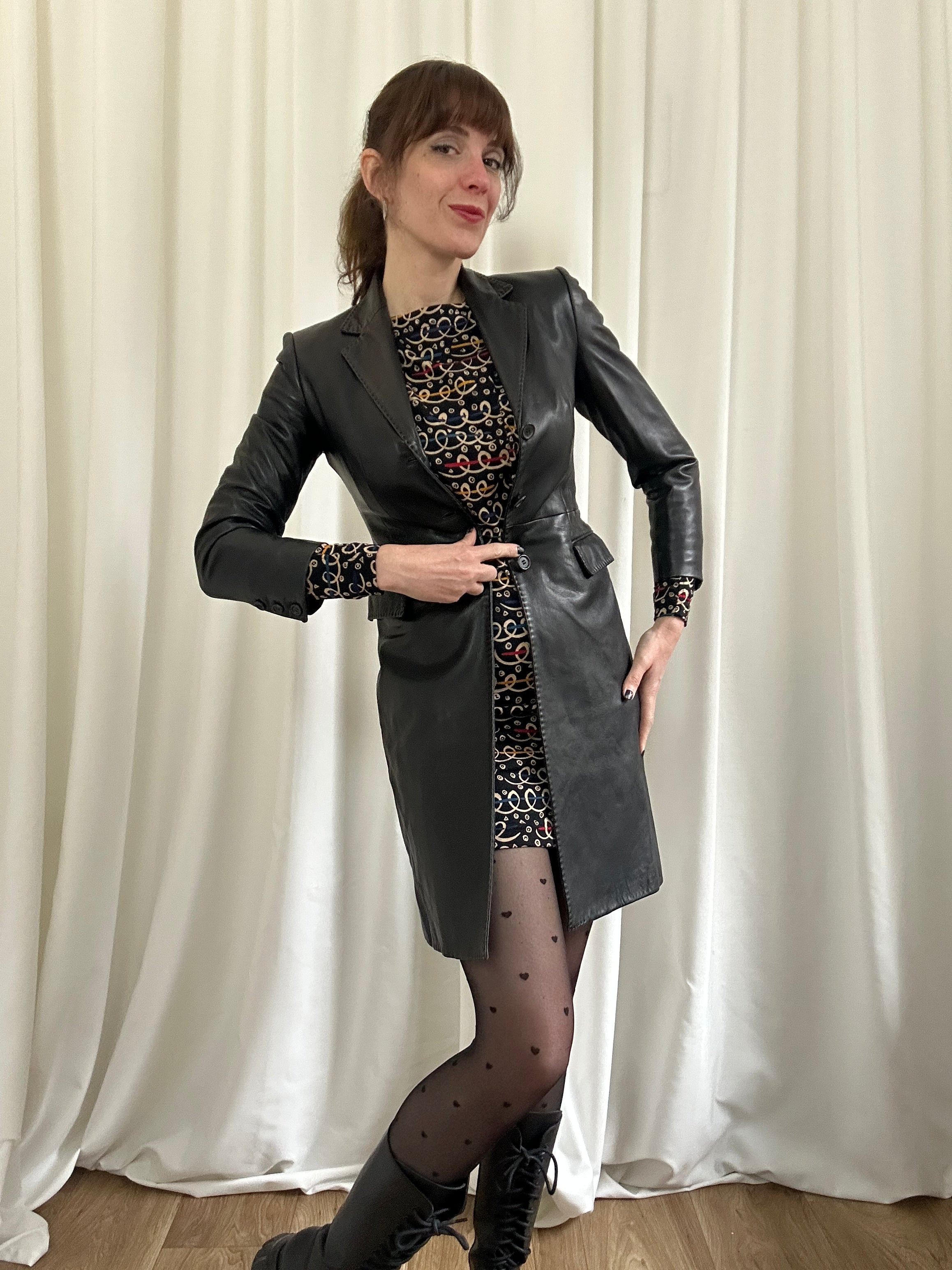 Impuntura Leather jacket