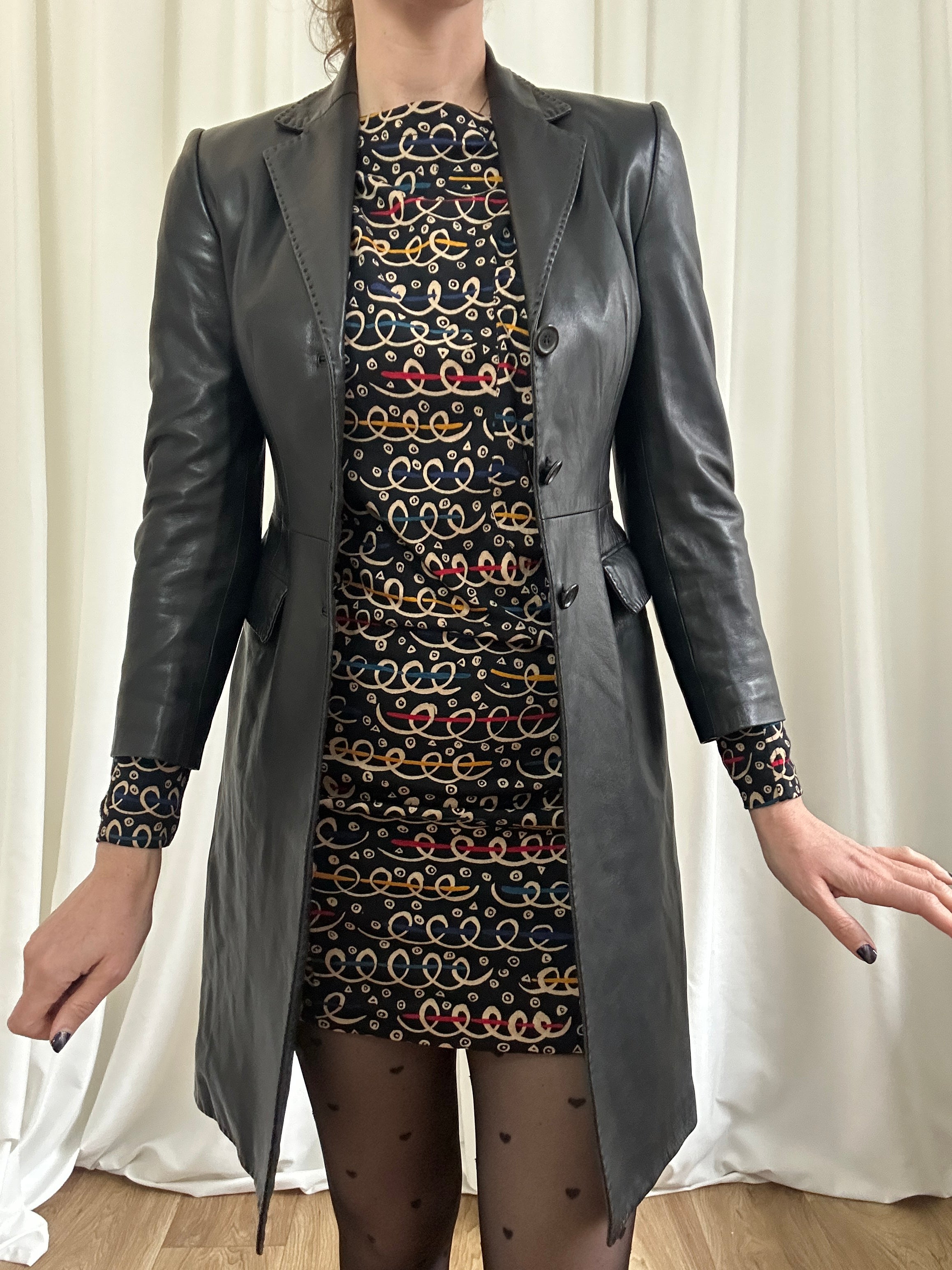 Impuntura Leather jacket
