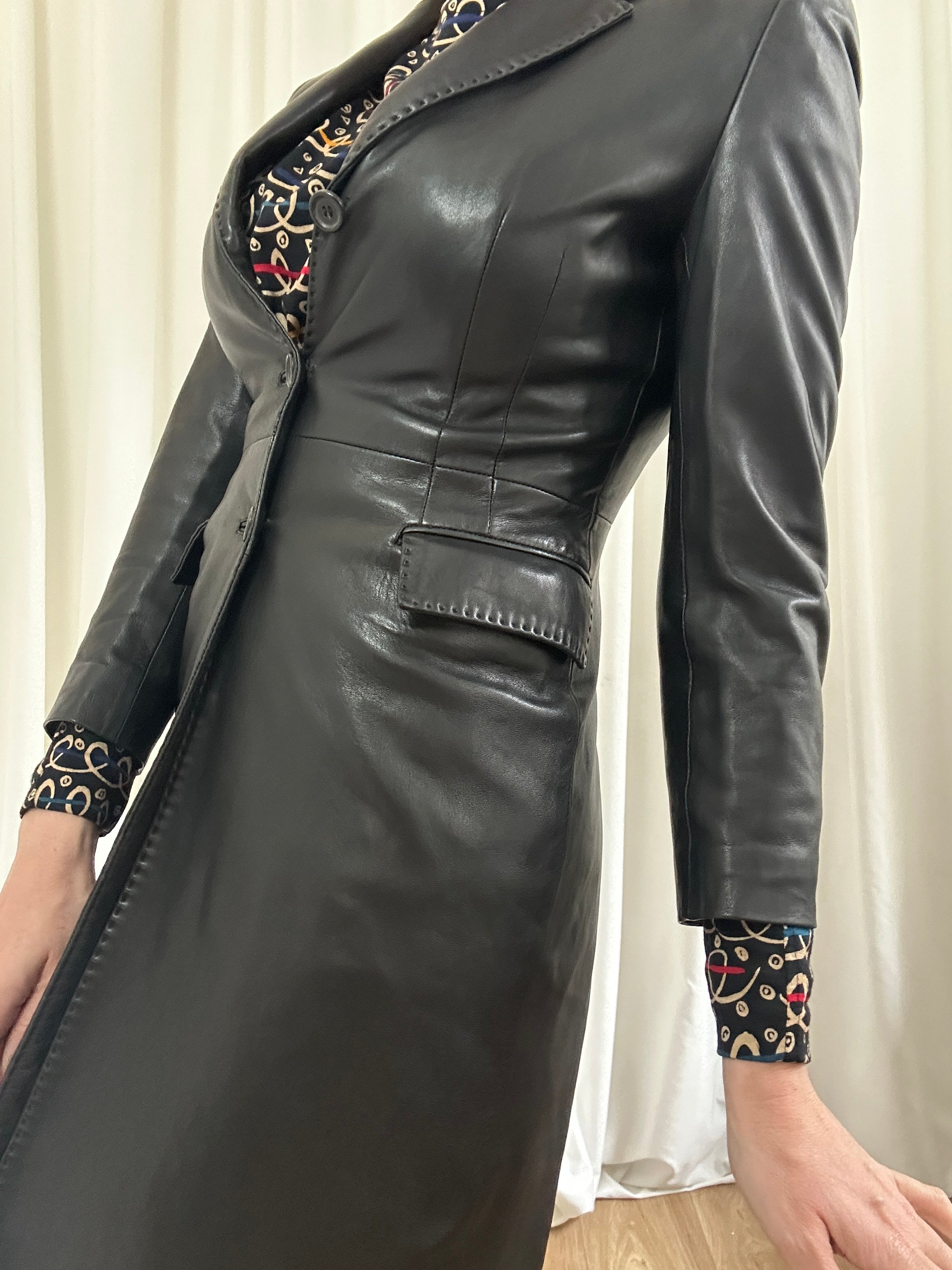 Impuntura Leather jacket