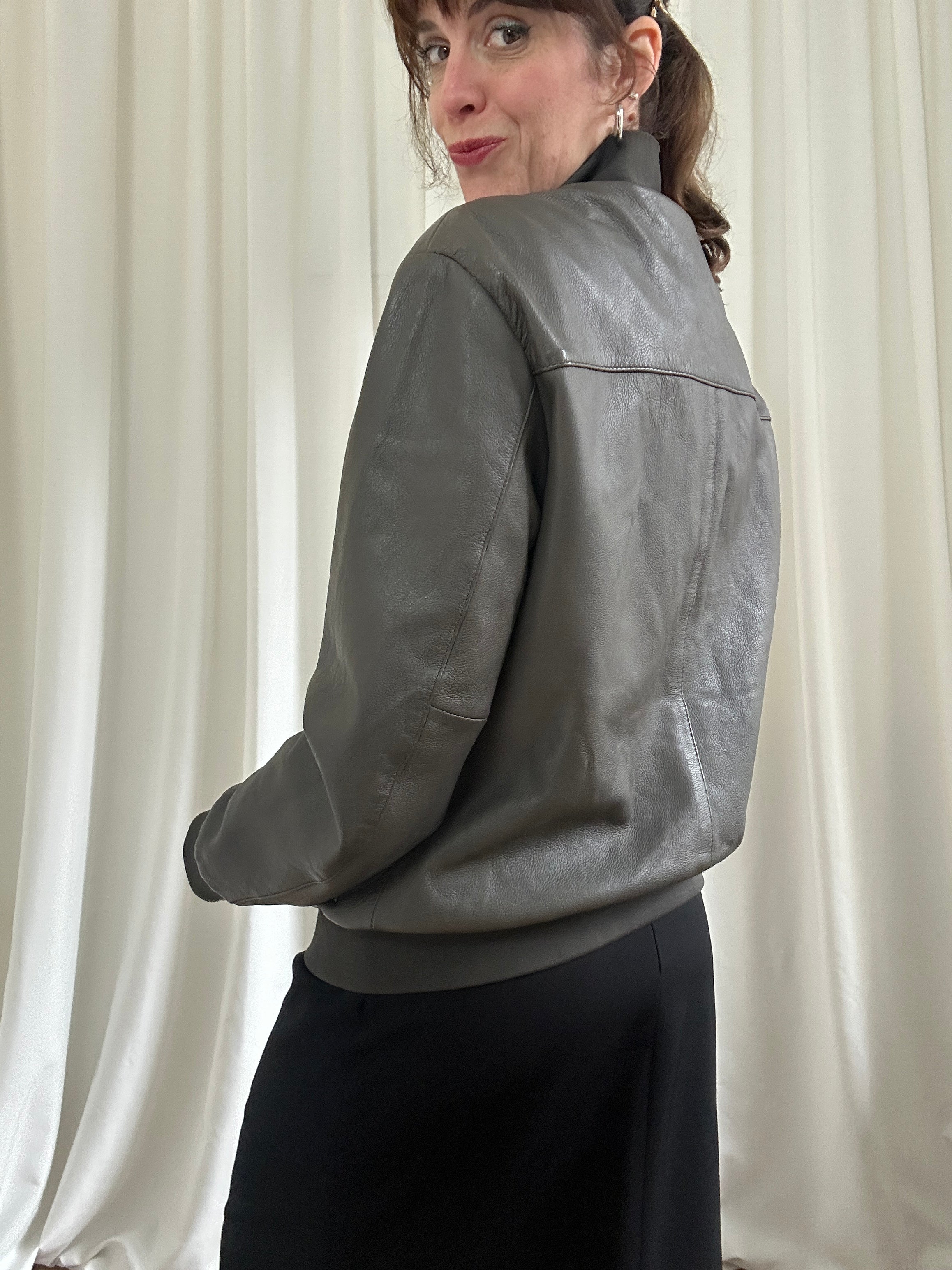 Grey Bomber jacket