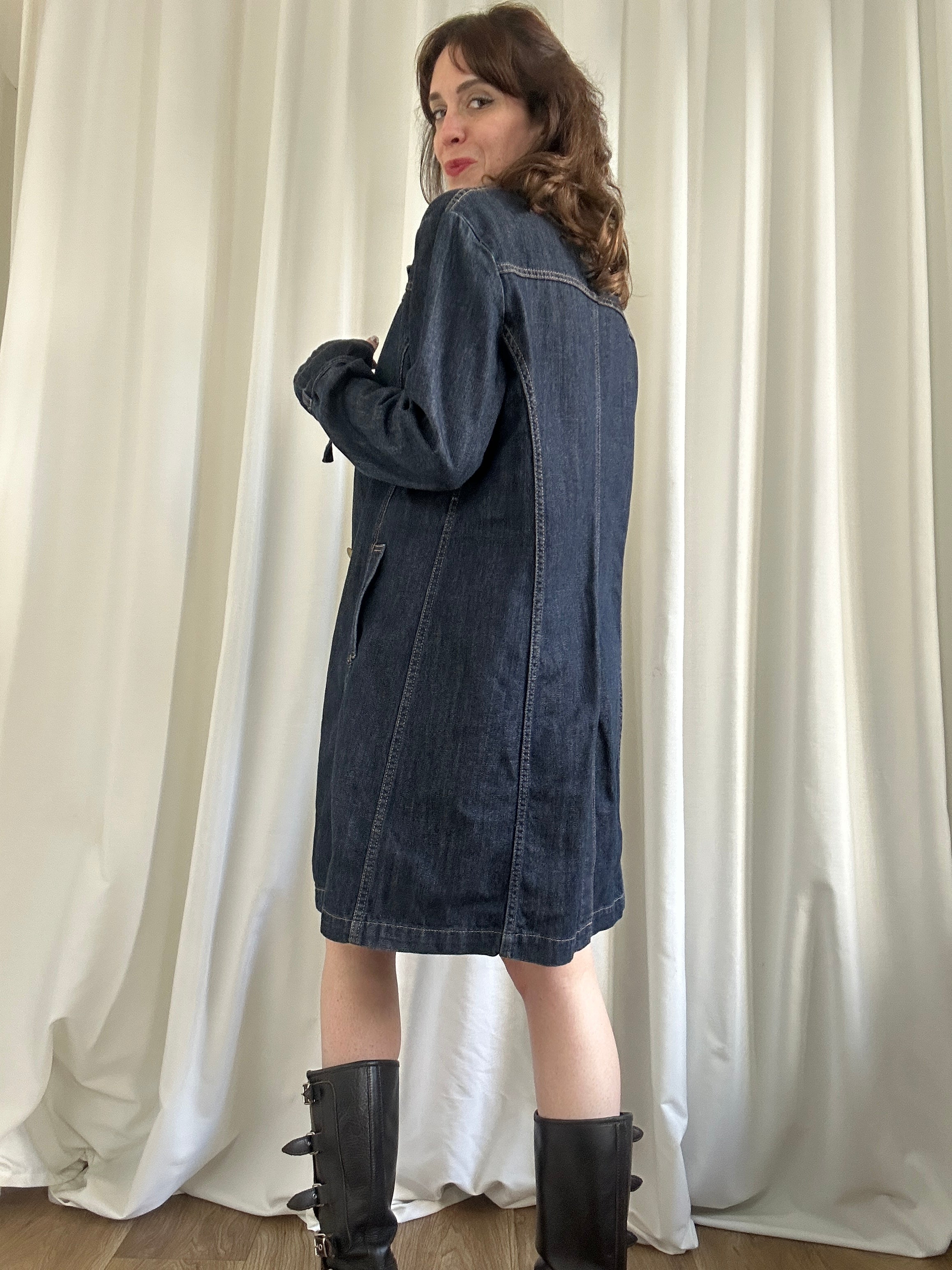 Sisley jeans trench