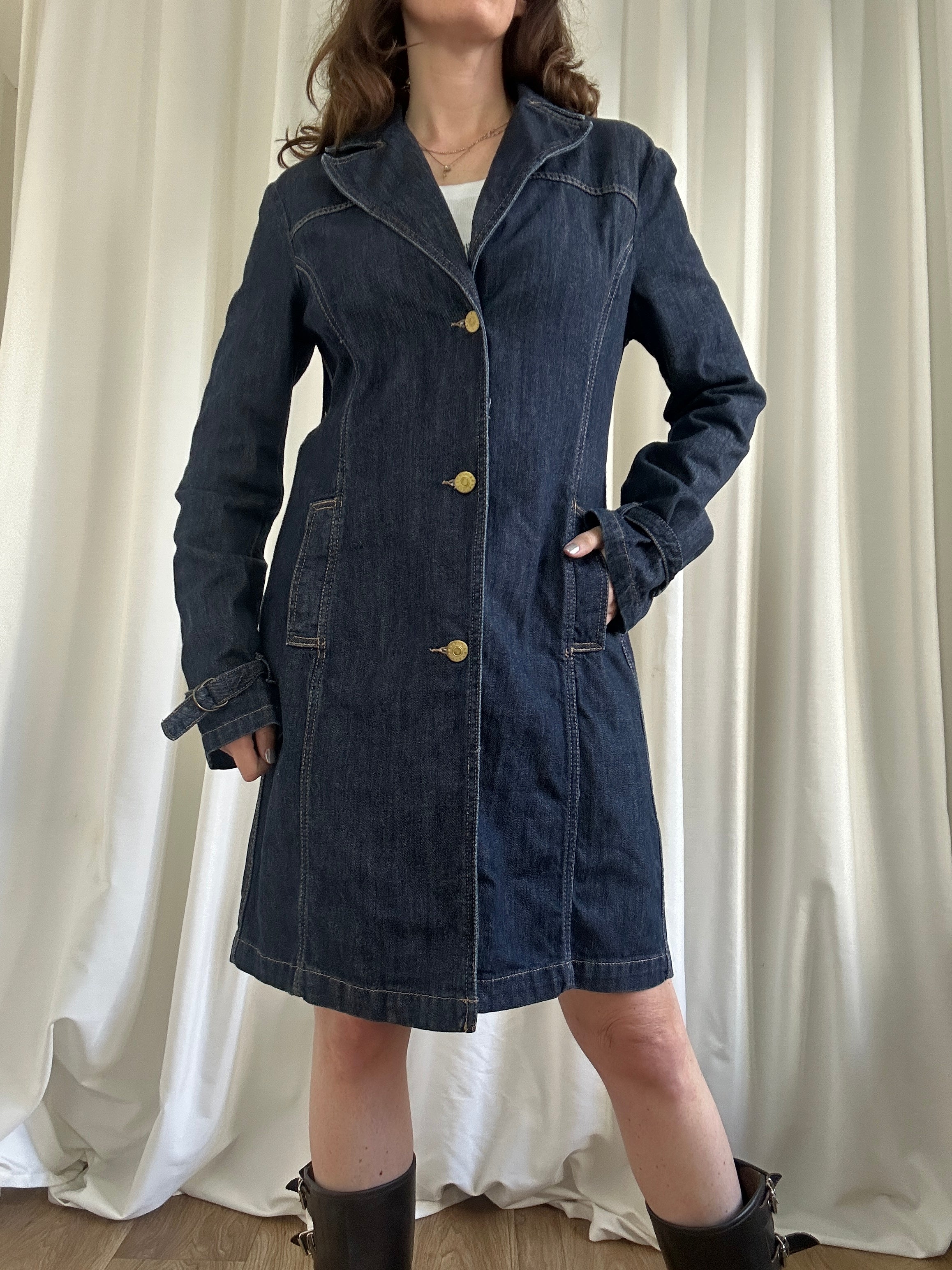 Sisley jeans trench