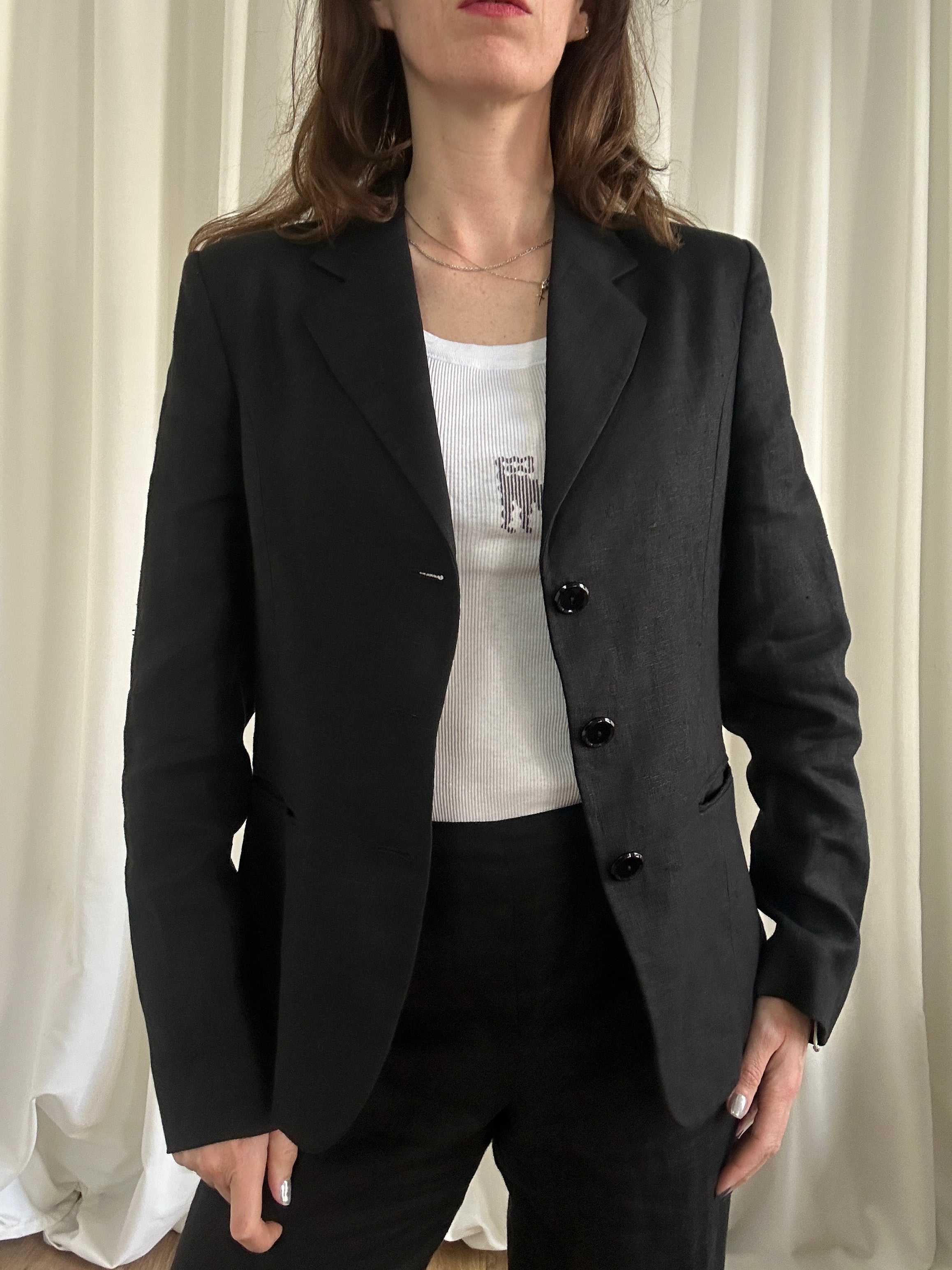 Nerino lino blazer