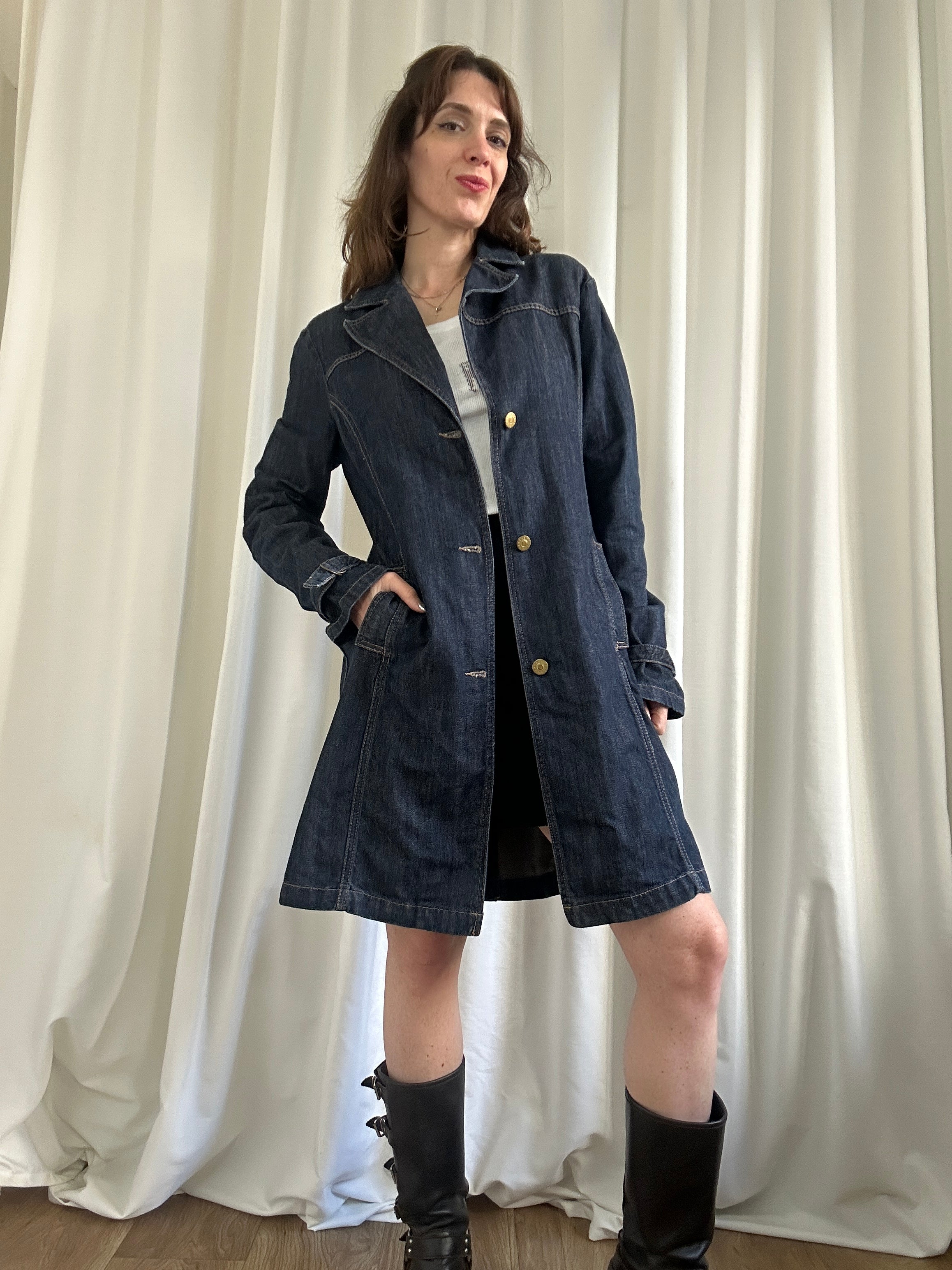 Sisley jeans trench