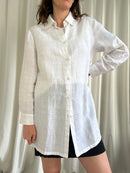 Camicia Lino quadratino