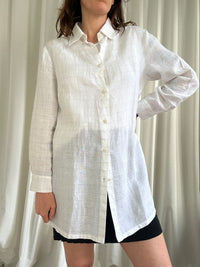 Camicia Lino quadratino