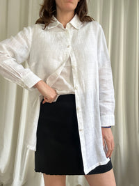 Camicia Lino quadratino