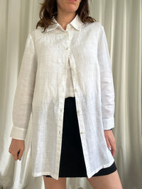 Camicia Lino quadratino