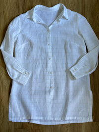 Camicia Lino quadratino