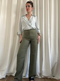 Lino verdino pants