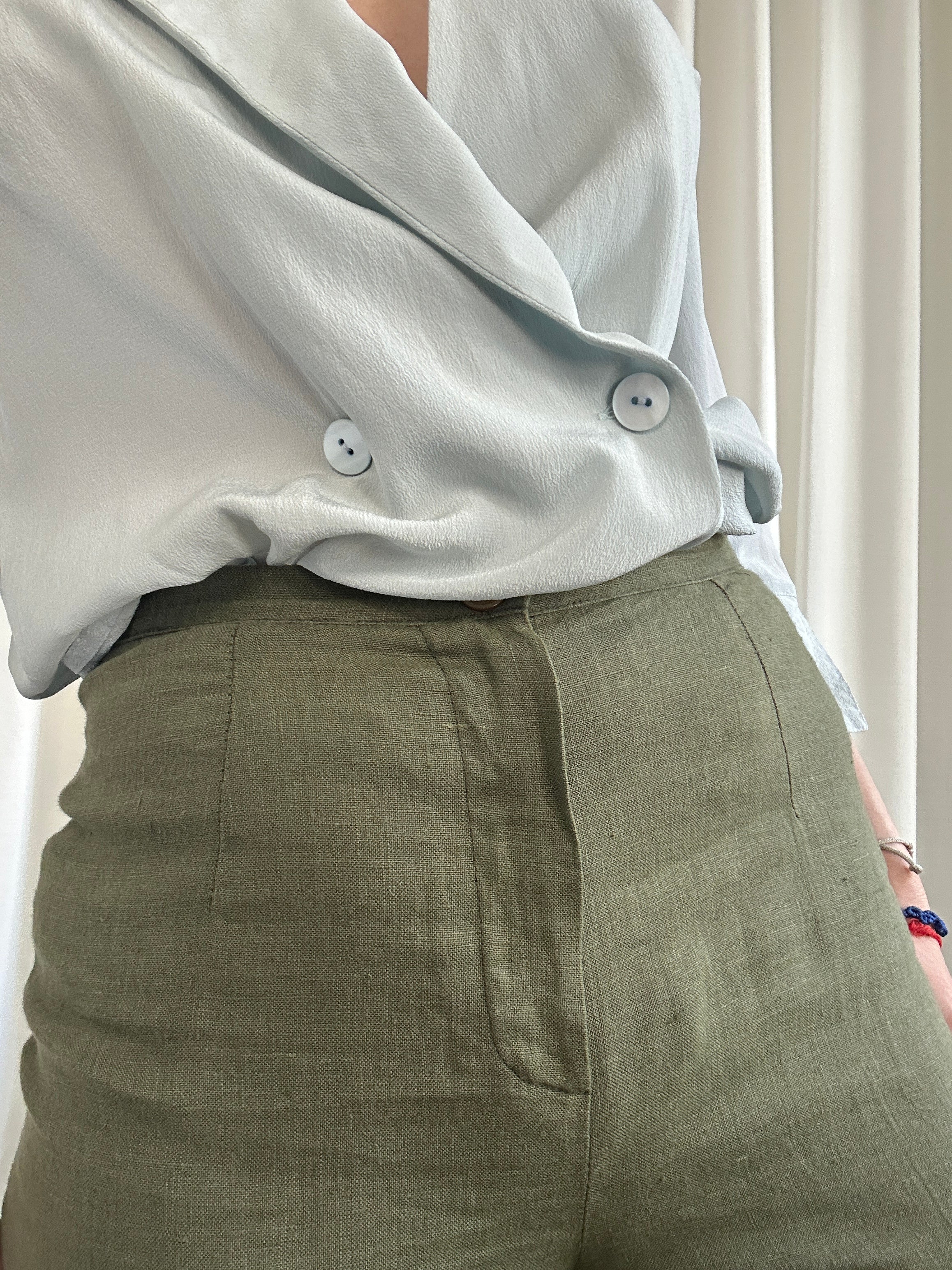 Lino verdino pants