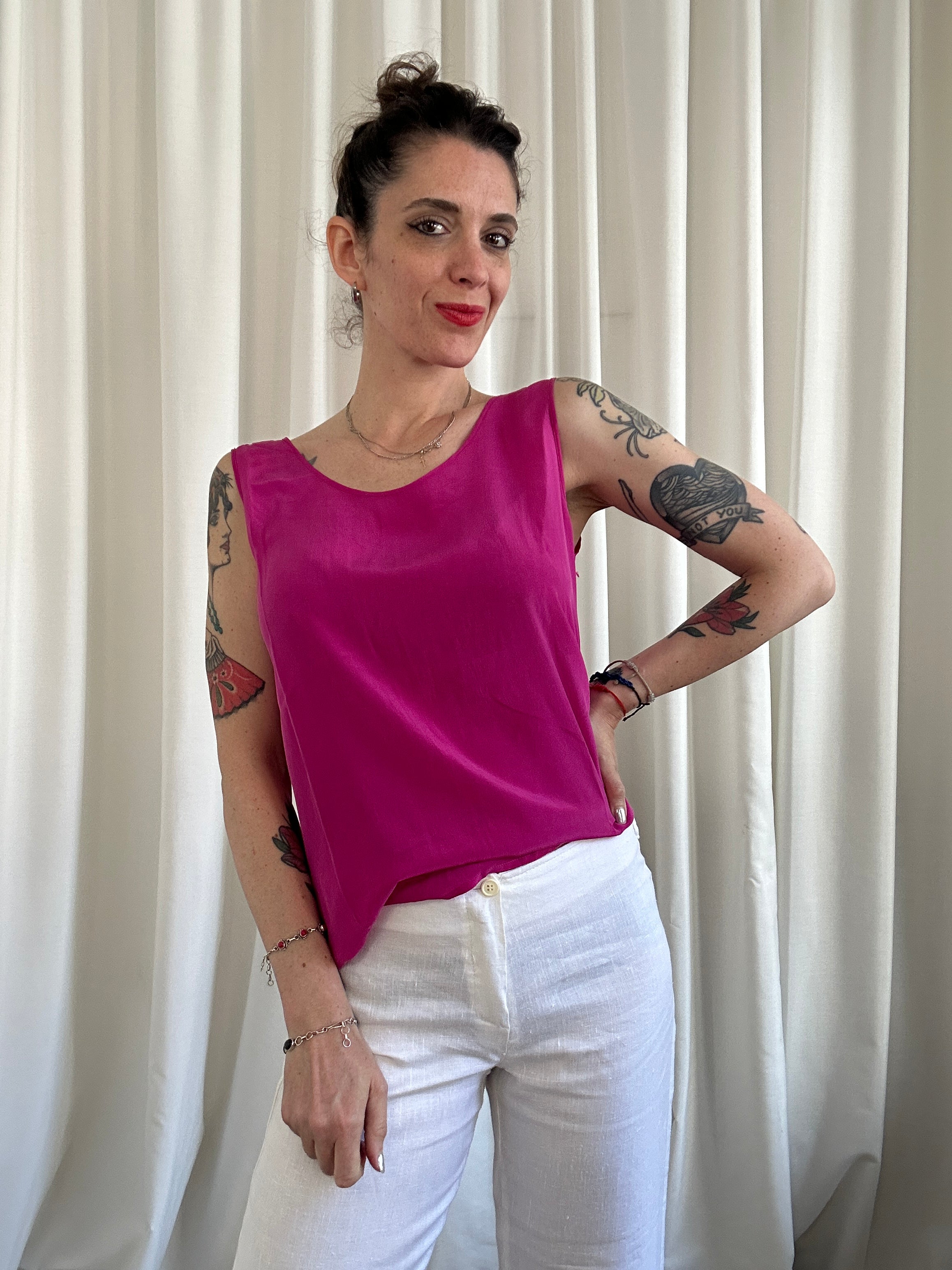 Sobrio silk top