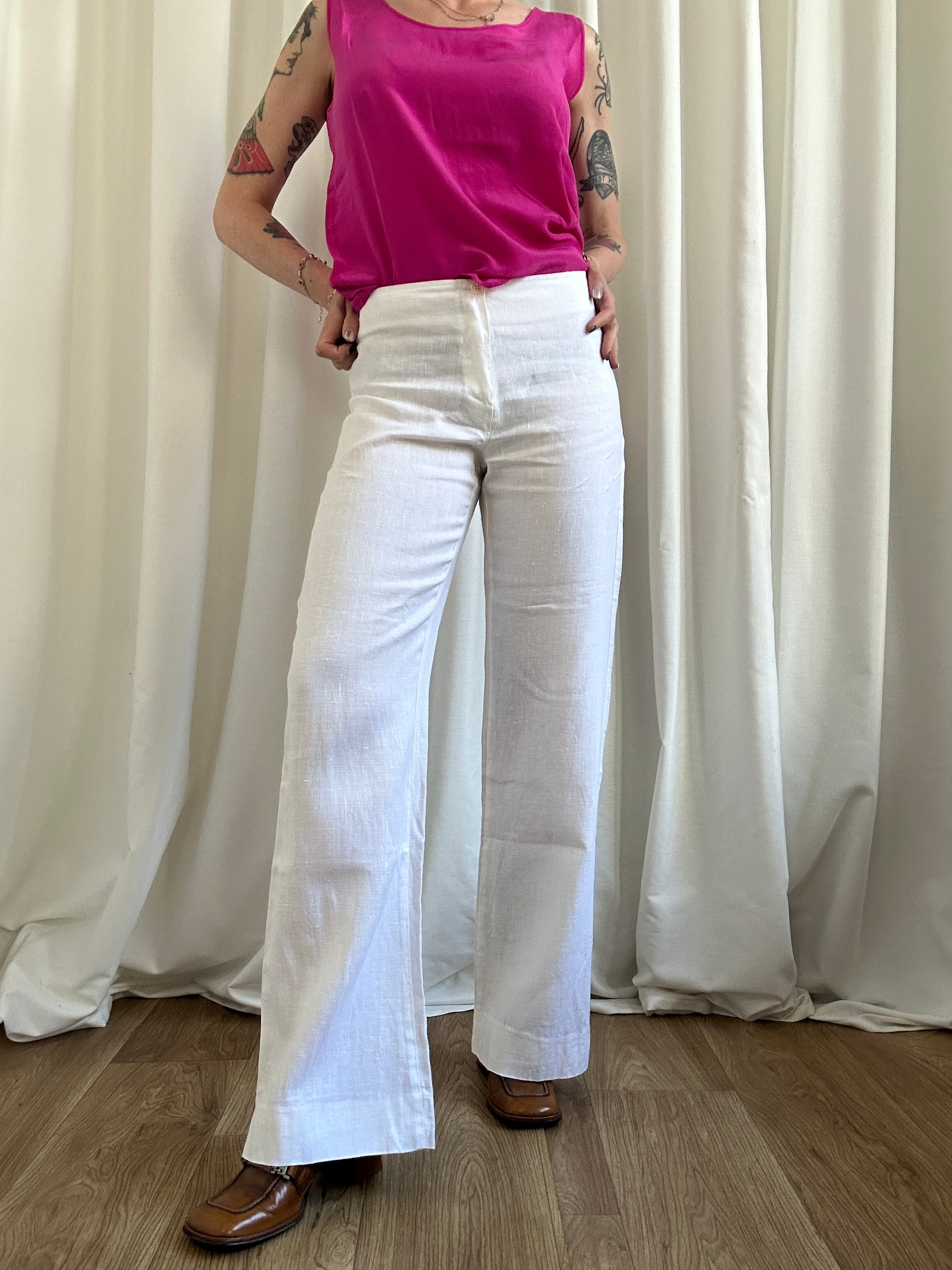 Lino bianchino pants