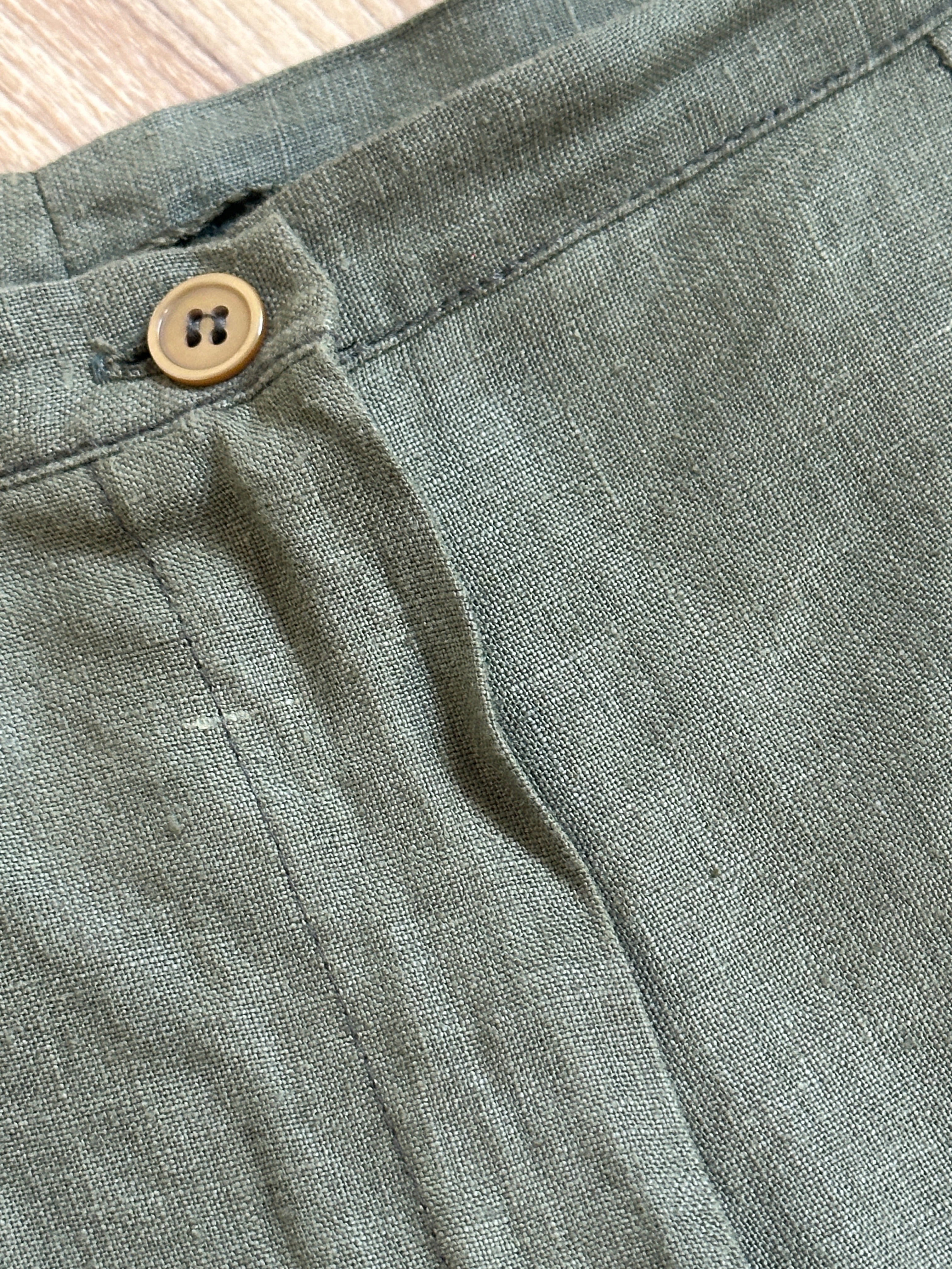 Lino verdino pants