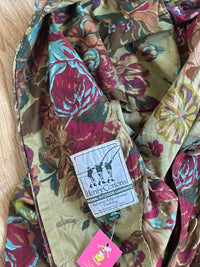 Green flower jacket