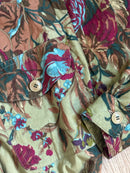 Green flower jacket