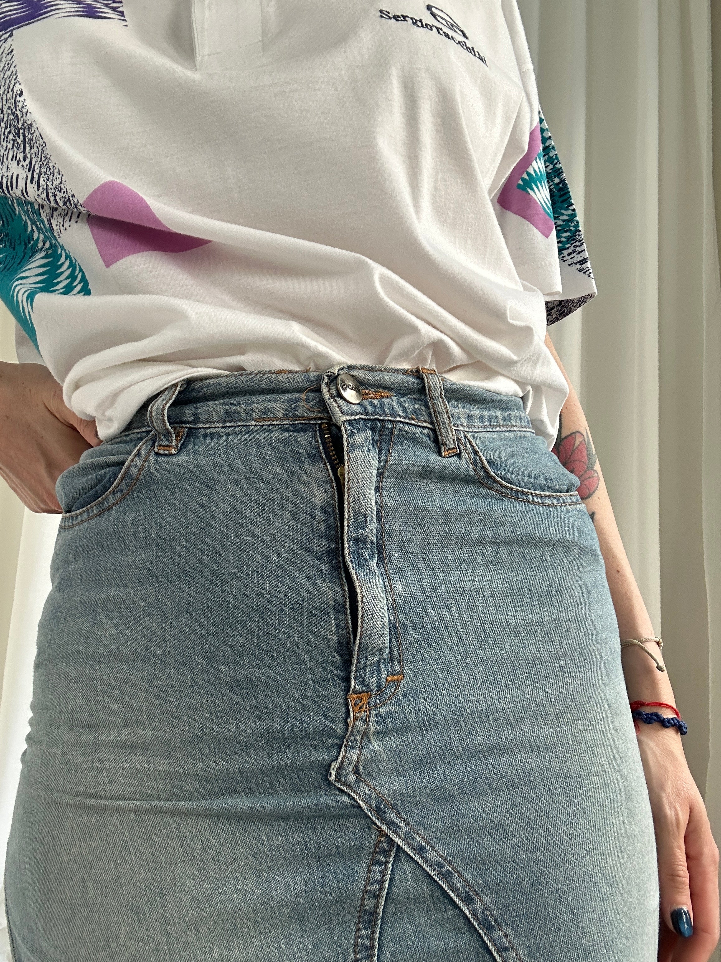 La novanta denim skirt