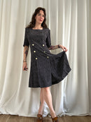 Messy pois dress
